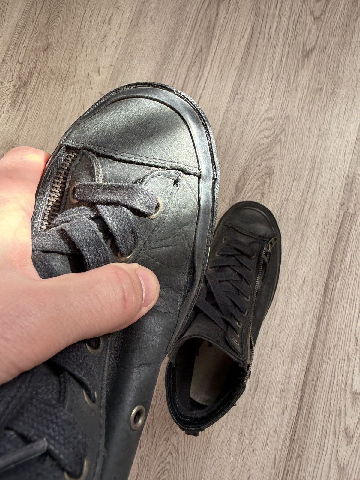 Diesel Diesel Expo Zip Leather Boots US 7.5 Black Side Zip Size US 7.5 / EU 40-41 - 16 Thumbnail