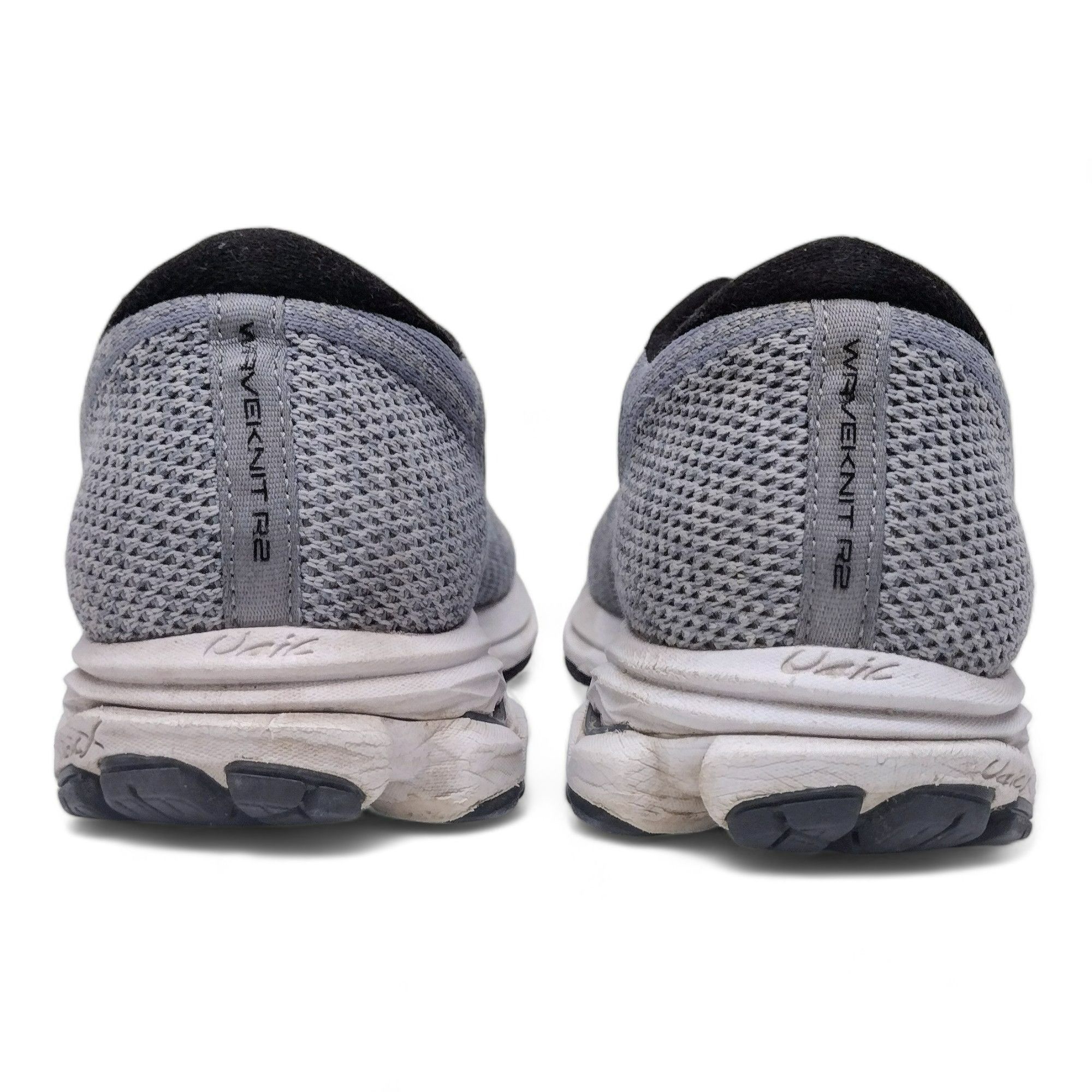 Mizuno Mizuno Waveknit R2 Grey Black Running Shoes Women's Size 8.5 Size US 8.5 / EU 41-42 - 4 Thumbnail