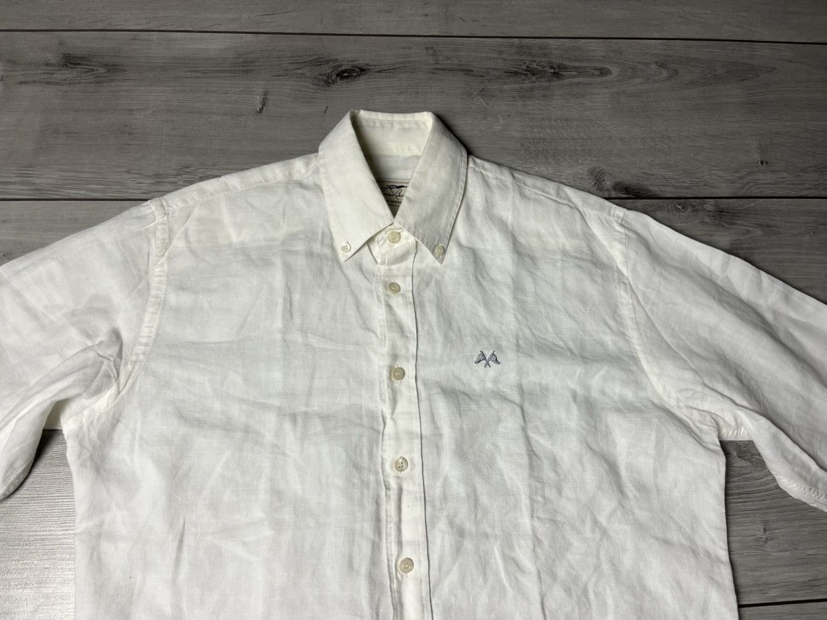 Burberry Thomas Burberry Shirt Classic Linen Cotton size Medium Size US M / EU 48-50 / 2 - 3 Thumbnail