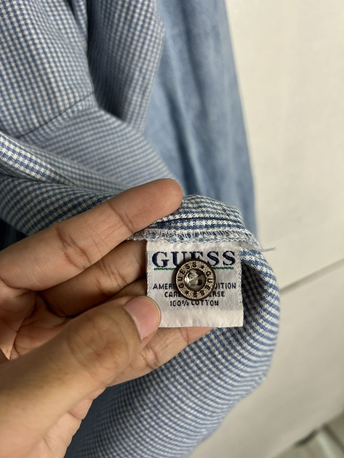 Guess 🔥 GUESS JEANS HIKORY STRIPE SHIRT JACKET MADE IN USA Size US L / EU 52-54 / 3 - 14 Thumbnail