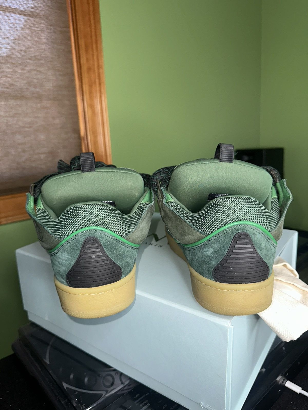 Lanvin Lanvin curb sneaker | Green Size US 8 / EU 41 - 4 Thumbnail