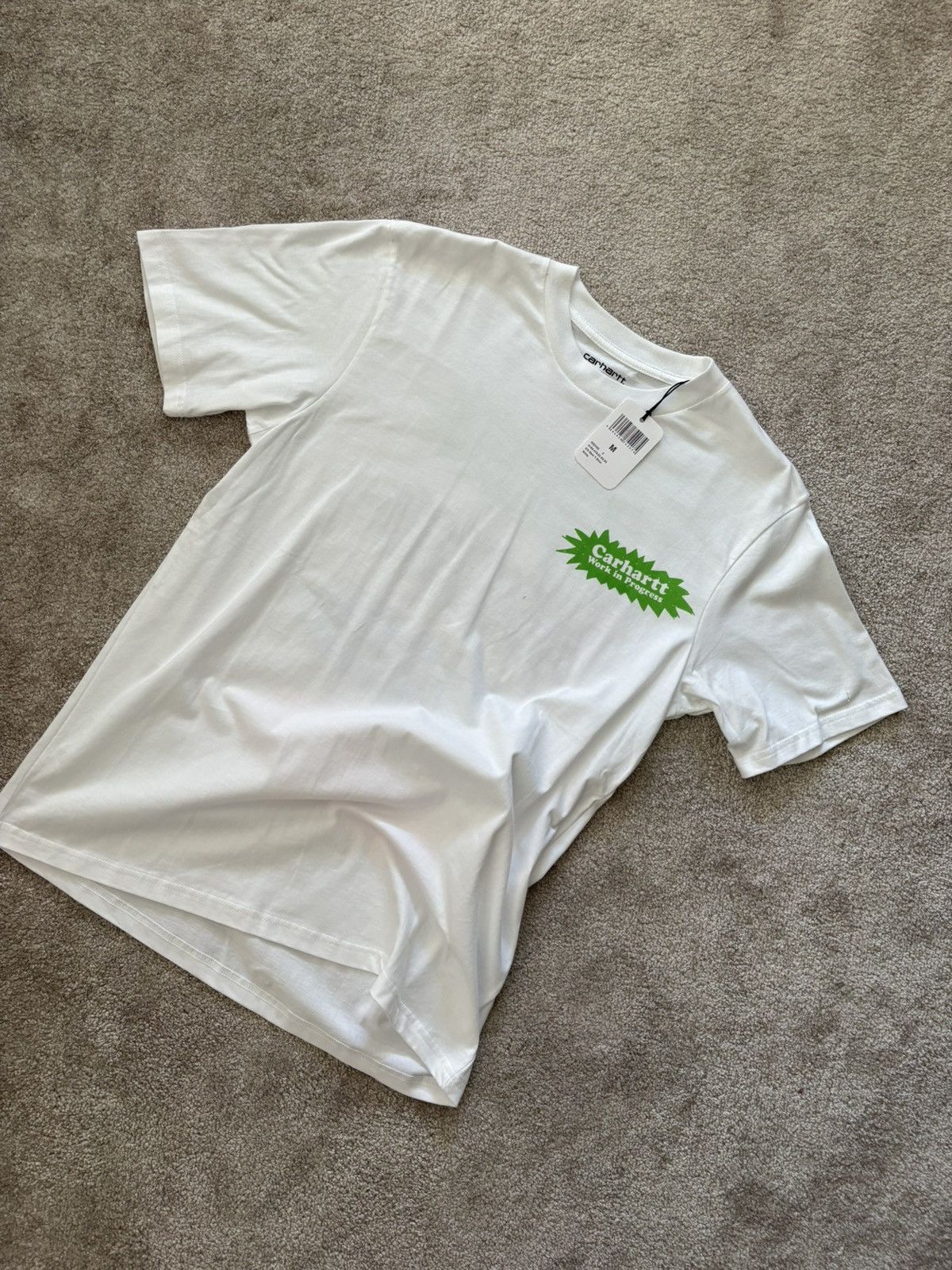 Carhartt Wip Carhartt WIP S/S Bam T-Shirt – White / Size M Size US M / EU 48-50 / 2 - 1 Thumbnail