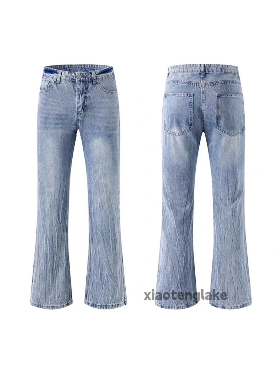 Jean xtl washed faded cleanfit yuppie y2k hiphop jeans Size US 32 / EU 48 - 1 Thumbnail