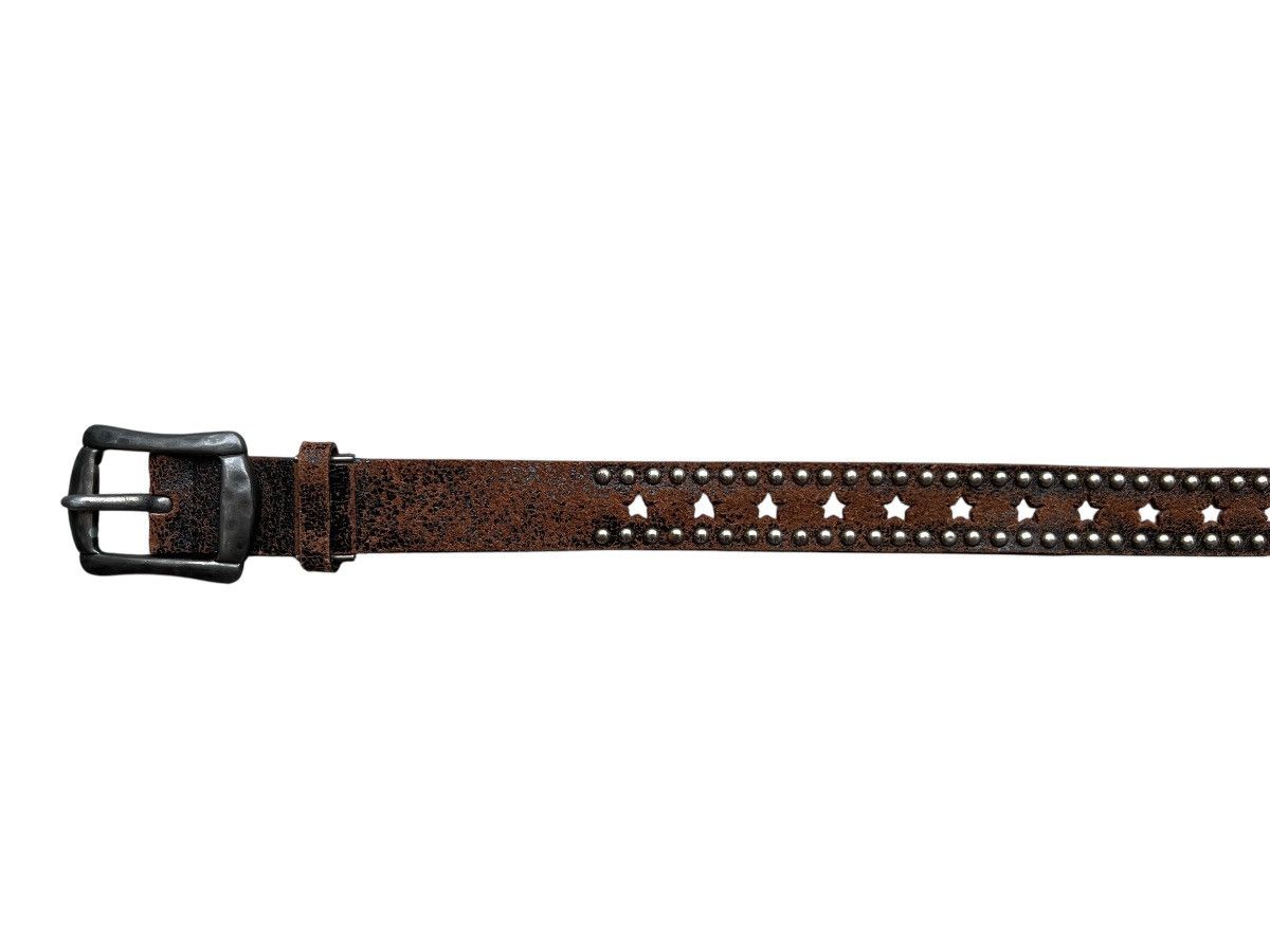 Vintage Vintage 90s Studded Leather Belt Size ONE SIZE - 4 Thumbnail