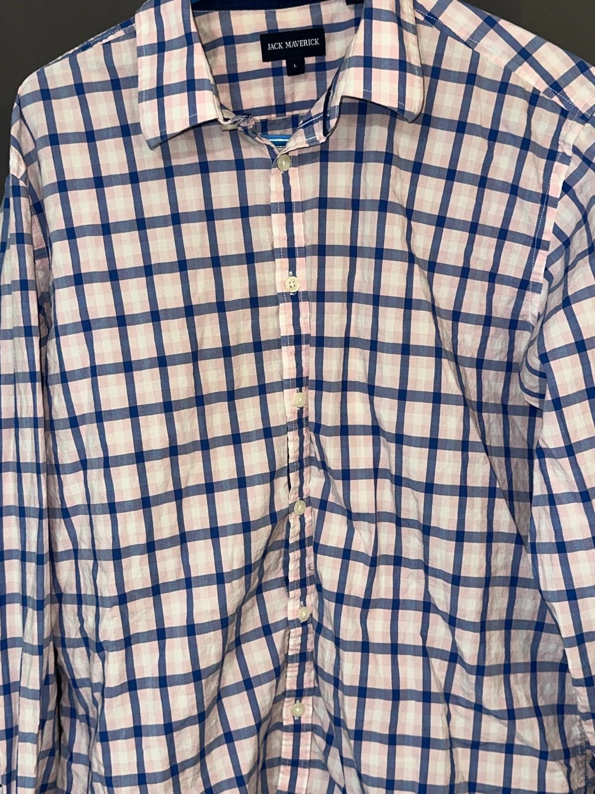 Designer jack Maverick men’s long-sleeve button-up shirt -Large Size US L / EU 52-54 / 3 - 1 Thumbnail