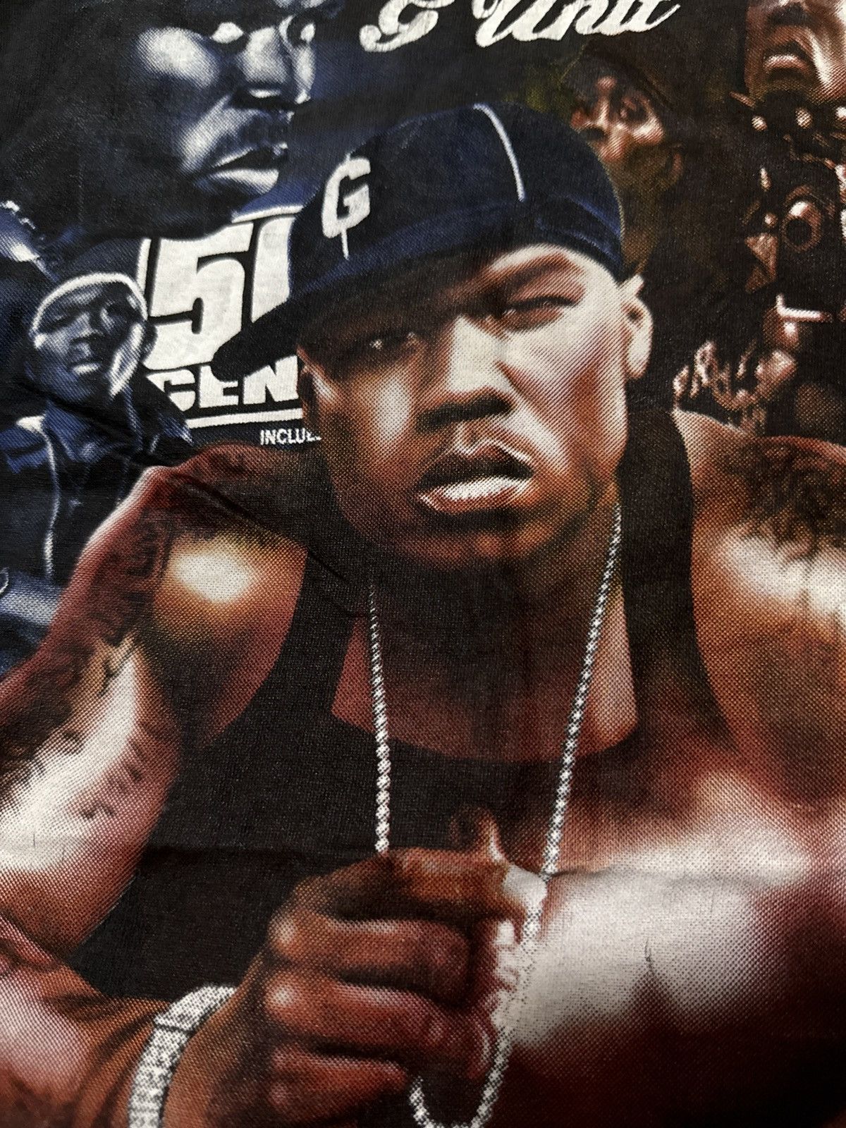 Vintage Vintage 00s 50 Cent G Unit T Shirt Size US M / EU 48-50 / 2 - 2 Thumbnail