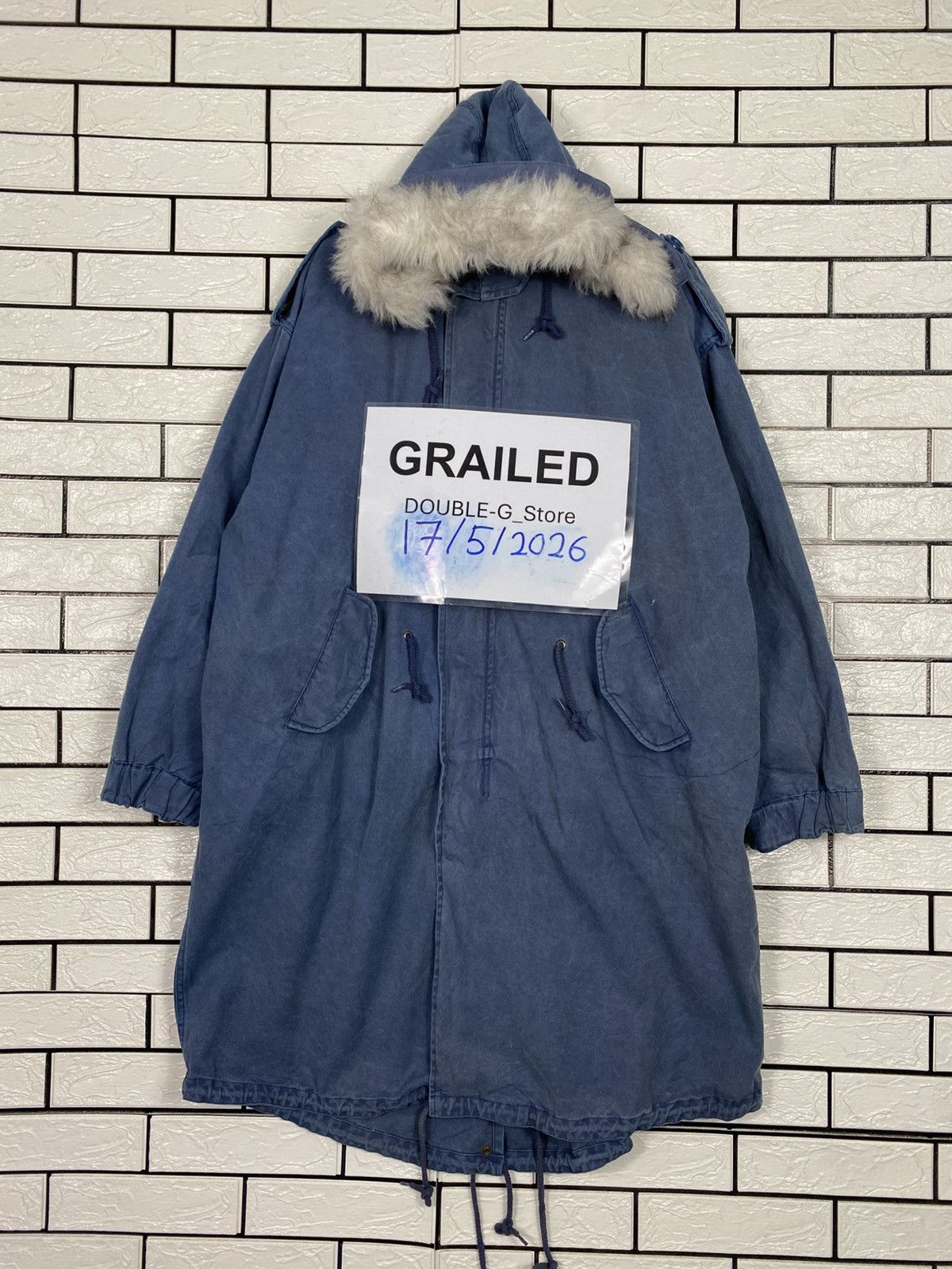 Japanese Brand Vintage Parka Jacket Military Faux Fur Hoodie Blanket Size US M / EU 48-50 / 2 - 1 Thumbnail