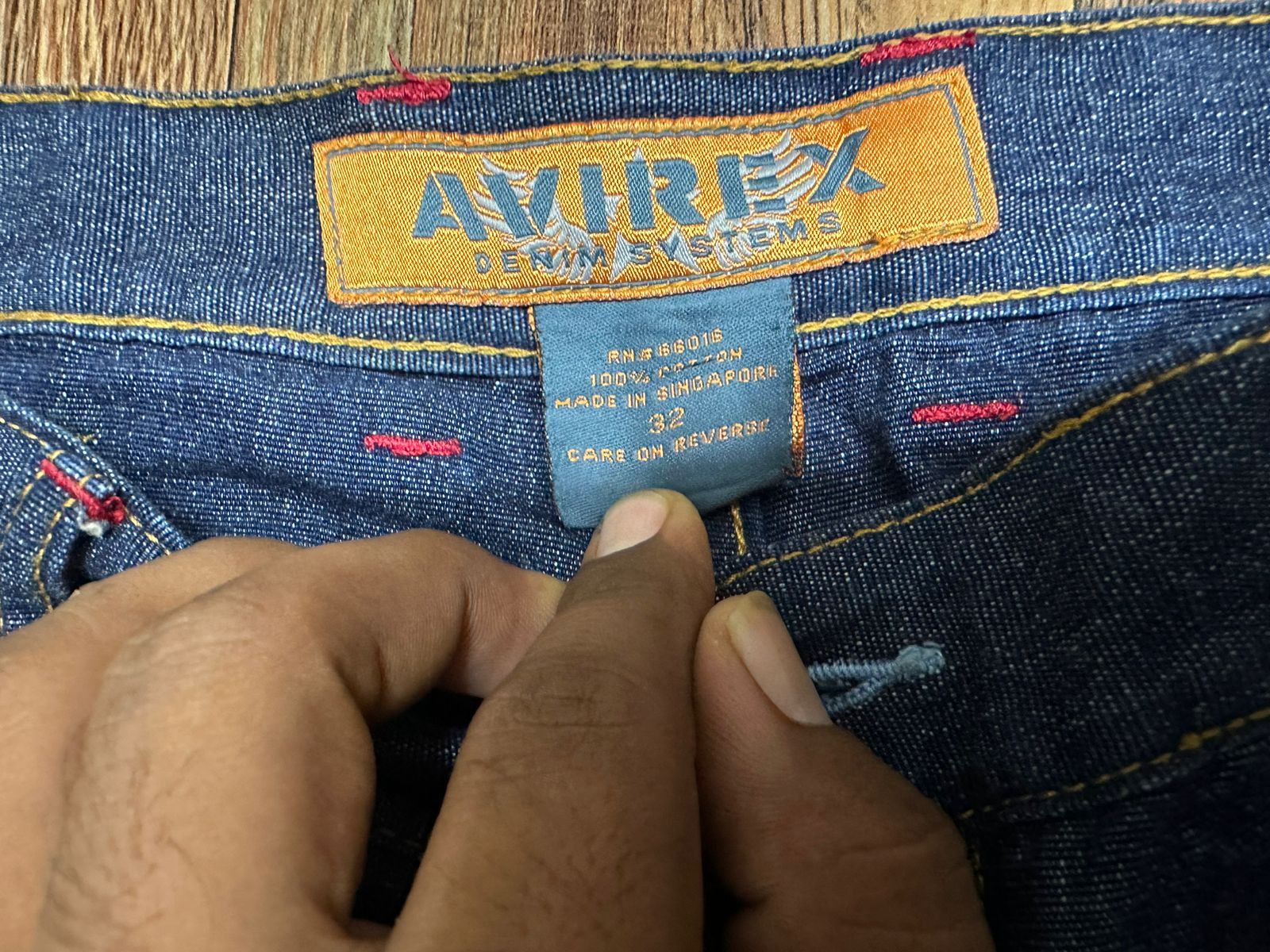 Avirex × Vintage Vintage Y2K Avirex NYC hip hop embroidered baggy Size US 32 / EU 48 - 13 Thumbnail