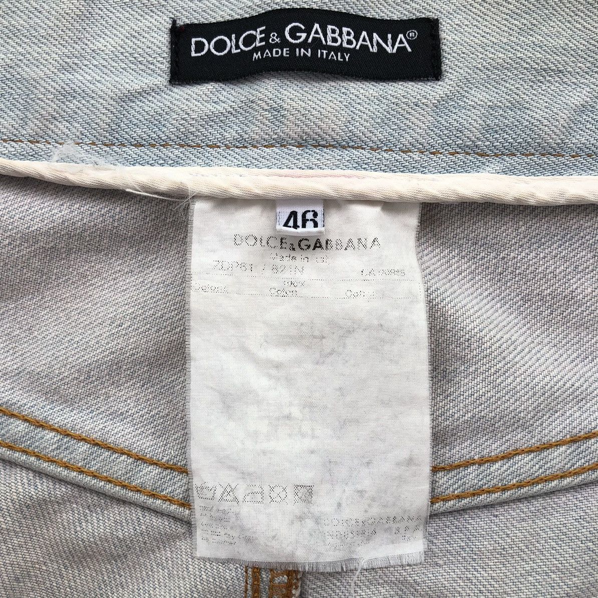 Dolce & Gabbana Vintage Dolce And Gabbana Red Denim Pants Size US 31 - 17 Thumbnail