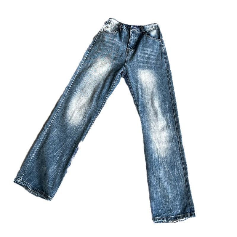Japanese Brand × Jean Retro loose casual tie dye ripped jeans Size US 32 / EU 48 - 6 Thumbnail