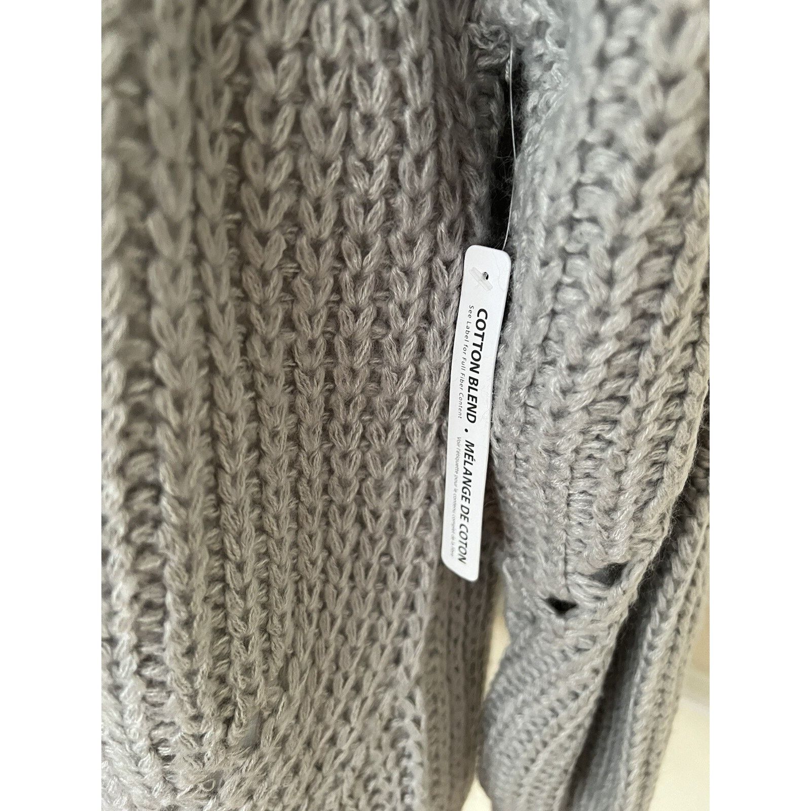 Standard Cloth CLOTH BY DESIGN Pointelle Turtle Neck Sweater size M A003059 Size M / US 6-8 / IT 42-44 - 8 Thumbnail