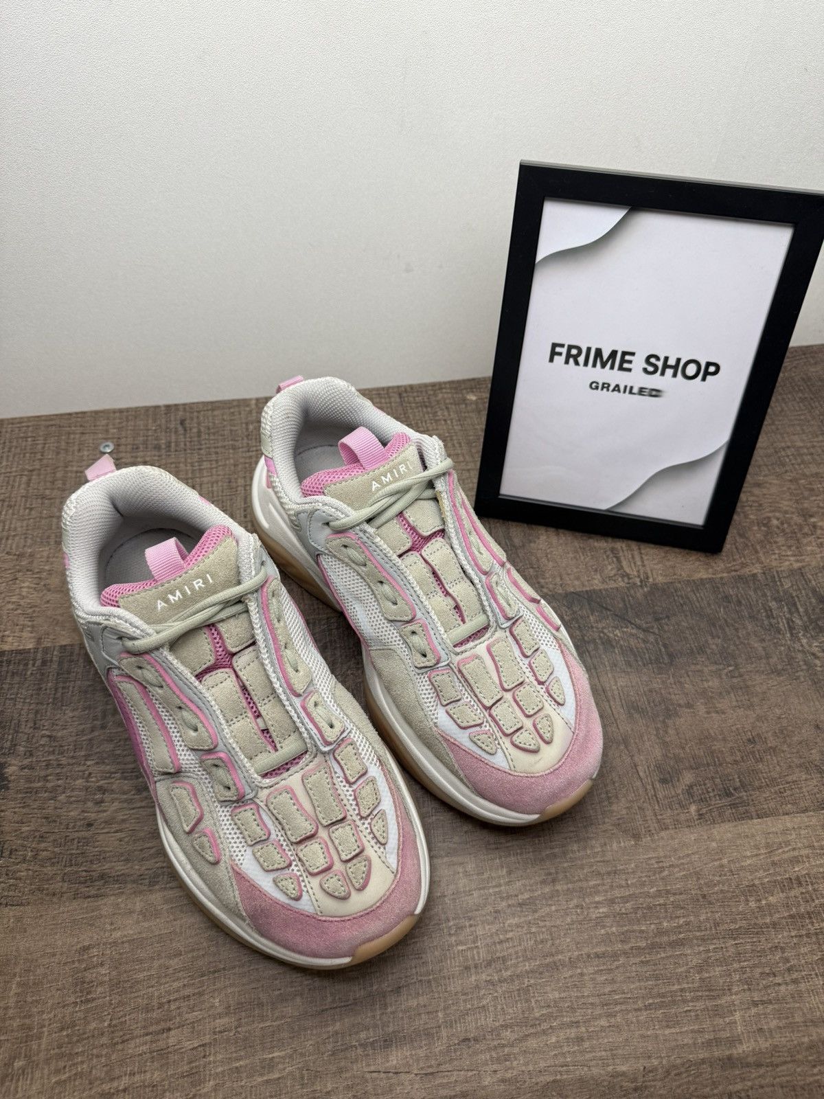 Amiri Amiri Bone Runner Sneakers Size US 8 / IT 38 - 1 Thumbnail