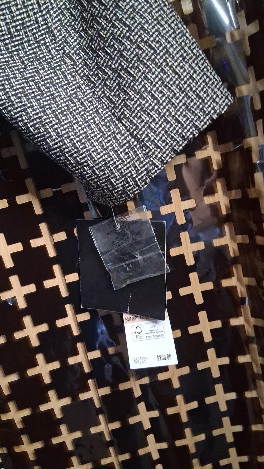 Other Le Suit Black & White Tweed Blazer Jacket Size 12 Size ONE SIZE - 3 Thumbnail
