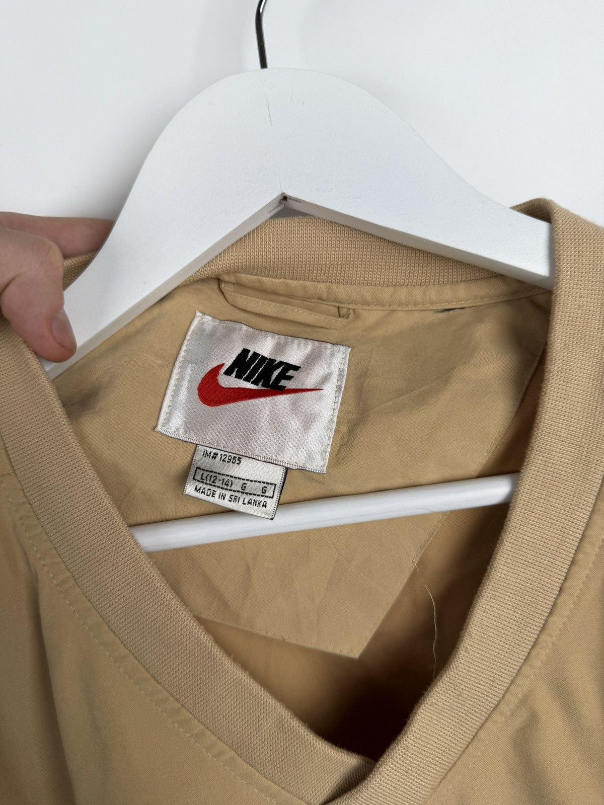 Nike Nike vintage nylone sweatshirt 90s Size US L / EU 52-54 / 3 - 4 Thumbnail