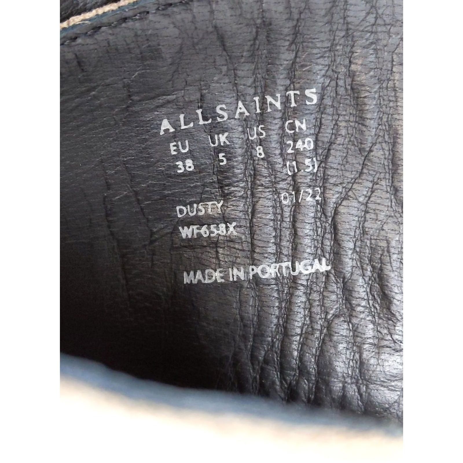 Allsaints AllSaints Dusty Boots Women US 8 Beige Suede Combat Ankle Zip Lined Leather Insole Size US 8 / IT 38 - 3 Thumbnail