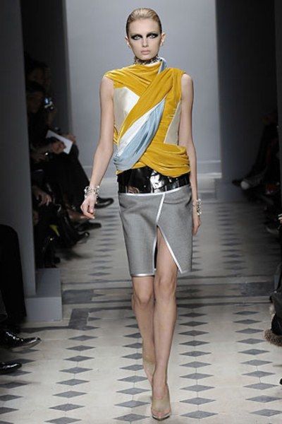 Balenciaga Archive Balenciaga Fall 2008 Silk Top Ghesquiere Era Vintage Size S / US 4 / IT 40 - 1 Thumbnail