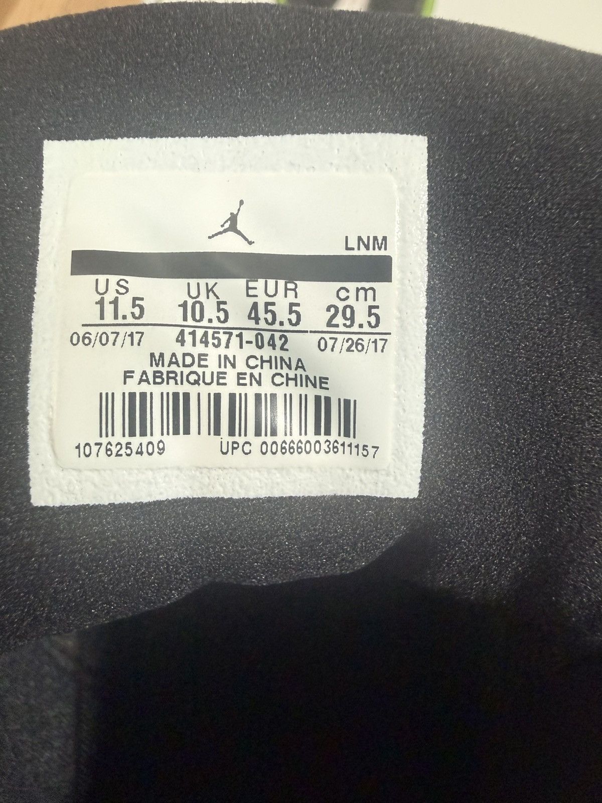 Jordan Brand Jordan 13 - Altitude(Black/Green) Size US 11.5 / EU 44-45 - 7 Thumbnail