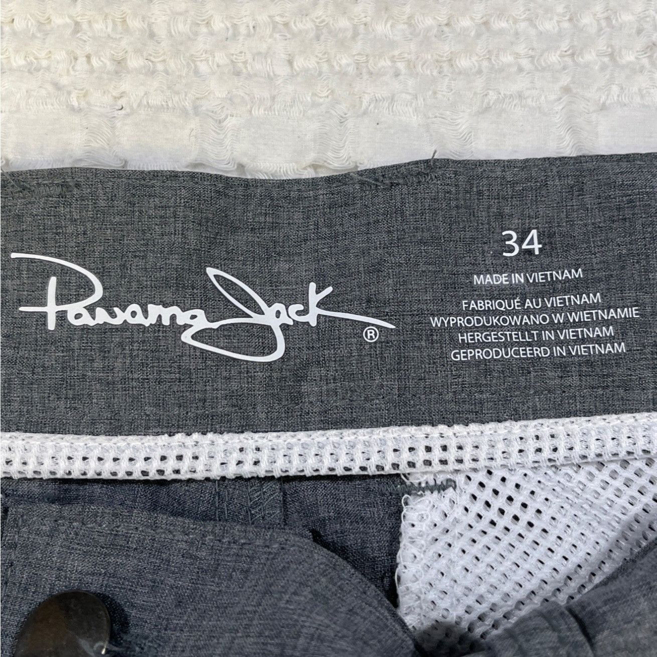 Panama Jack Panama Jack Men's Grey 4 Way Stretch Hybrid Shorts Sz 34 SKU Size US 34 / EU 50 - 4 Thumbnail