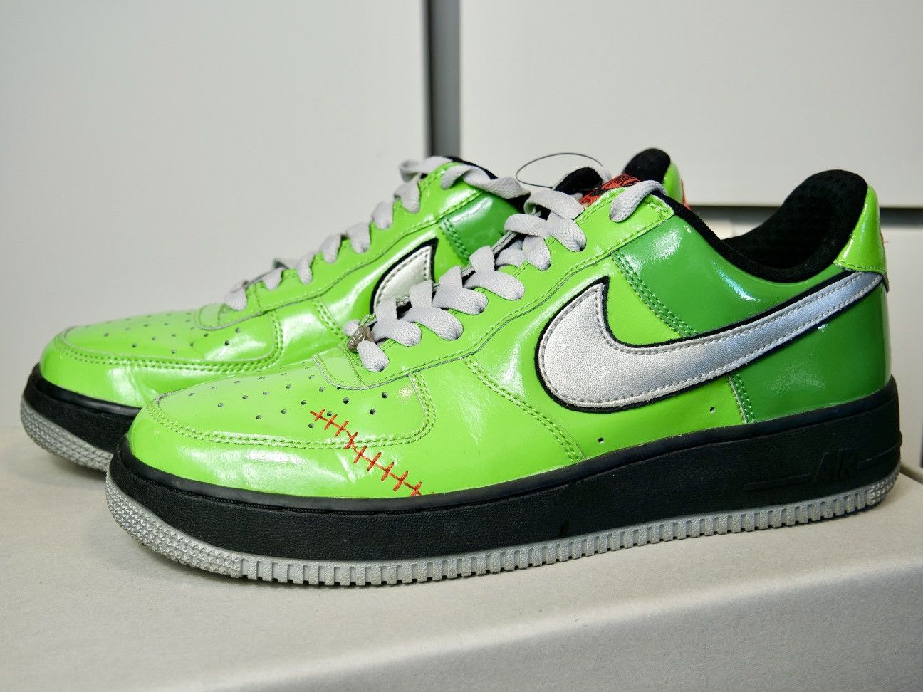 Nike Like New Nike Air Force AF1 QS Halloween Frankenstein Size US 9 / EU 42 - 22 Thumbnail