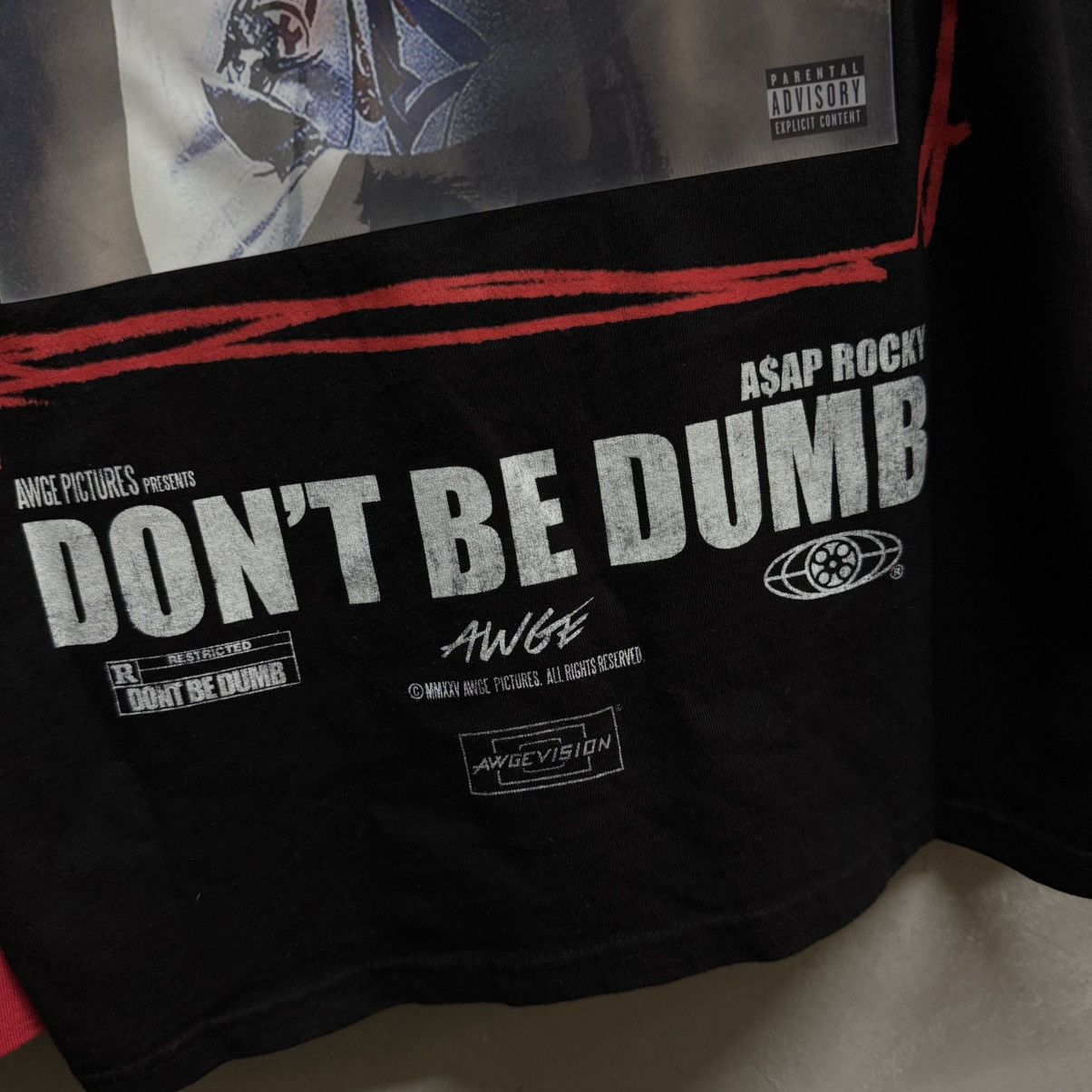 A$AP Rocky A$AP Rocky AWGE "Don't Be Dumb" Babushka Twofer L/S tee Size US S / EU 44-46 / 1 - 9 Thumbnail