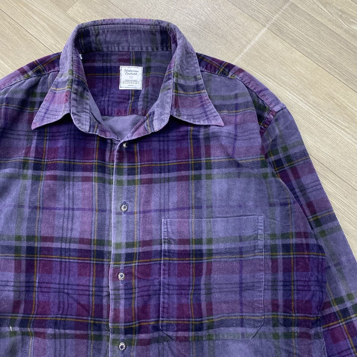 Givenchy Givenchy Paris Selection Culture Plaid Pattern Flannel Size US L / EU 52-54 / 3 - 3 Thumbnail