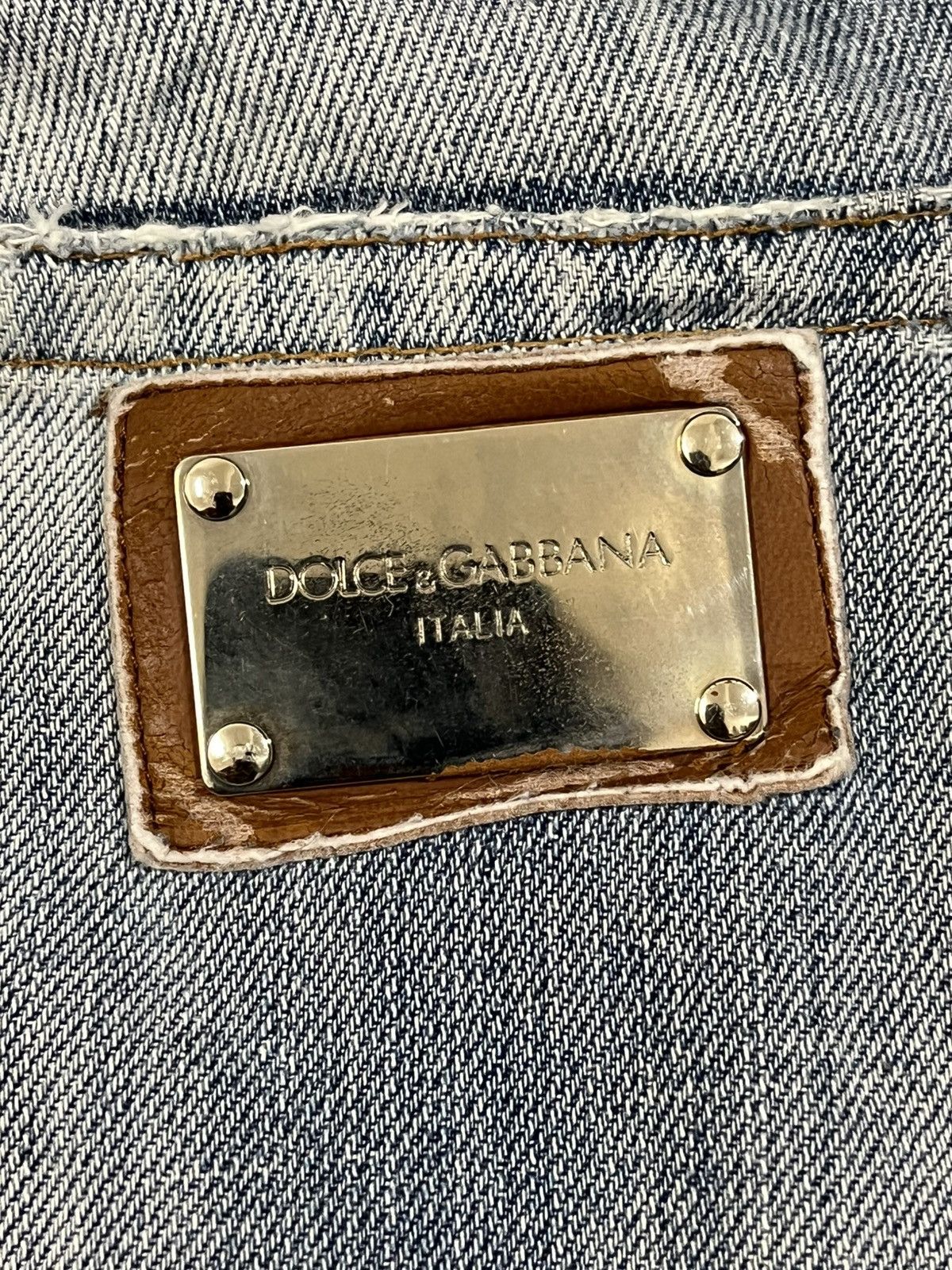 Dolce & Gabbana Vintage Dolce&Gabbana Distressed Denim Size US 31 - 12 Thumbnail