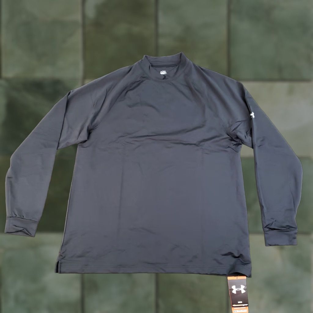 Under Armour Under Armour Shirt Mens XL Black AllSeasonGear Long Sleeve Performance Athletic Size US XL / EU 56 / 4 - 1 Thumbnail