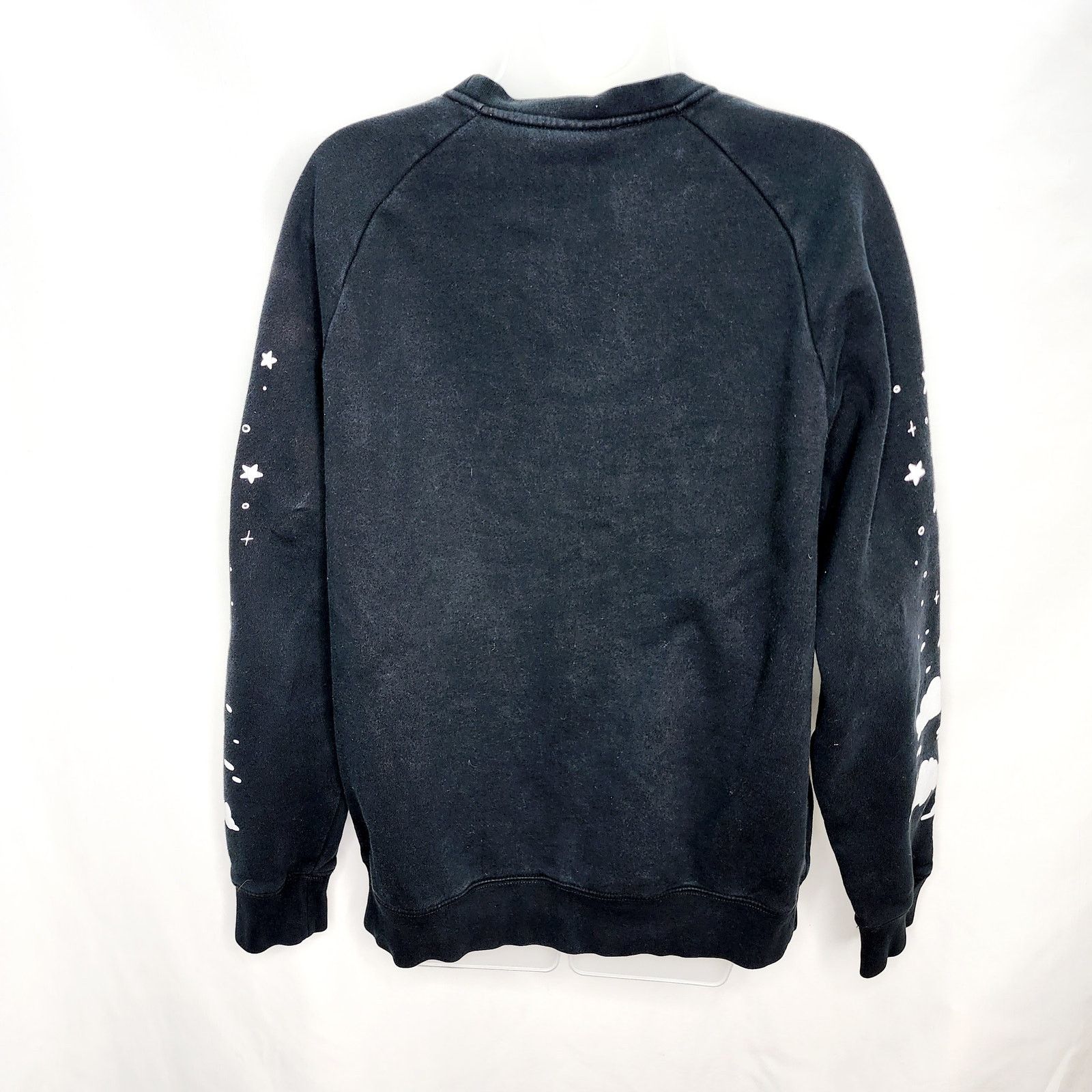 Other Aesumi Women's Black Princess Cat Graphic Sweatshirt Size M / US 6-8 / IT 42-44 - 2 Thumbnail