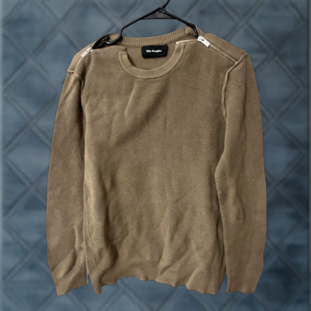 The Kooples VINTAGE The Kooples Brown Cotton Sweater Pullover Women's Size Small Paris Size S / US 4 / IT 40 - 1 Thumbnail