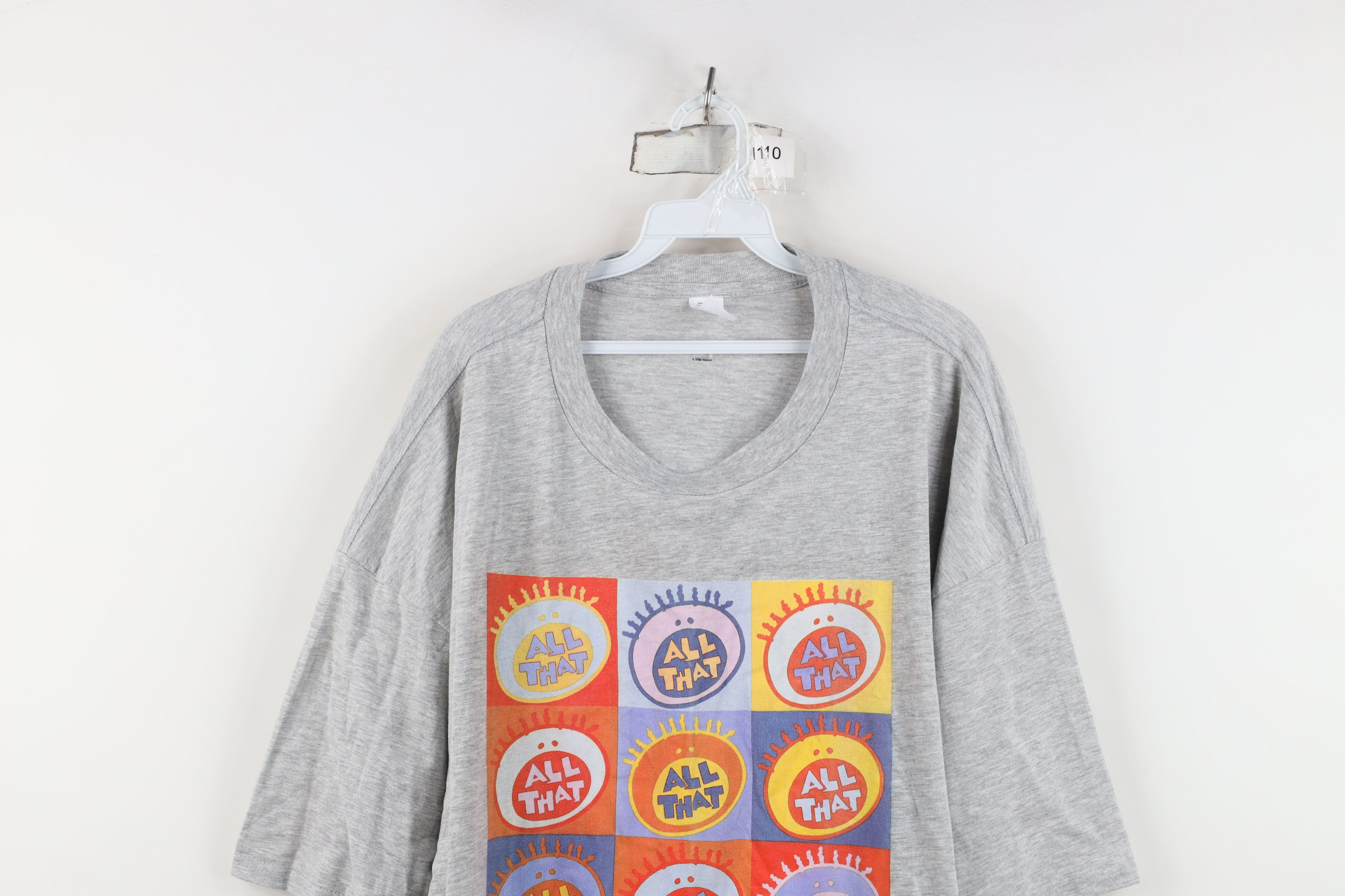 Vintage Retro Y2K Nickelodeon All That Short Sleeve T-Shirt Gray Size US XXL / EU 58 / 5 - 2 Thumbnail