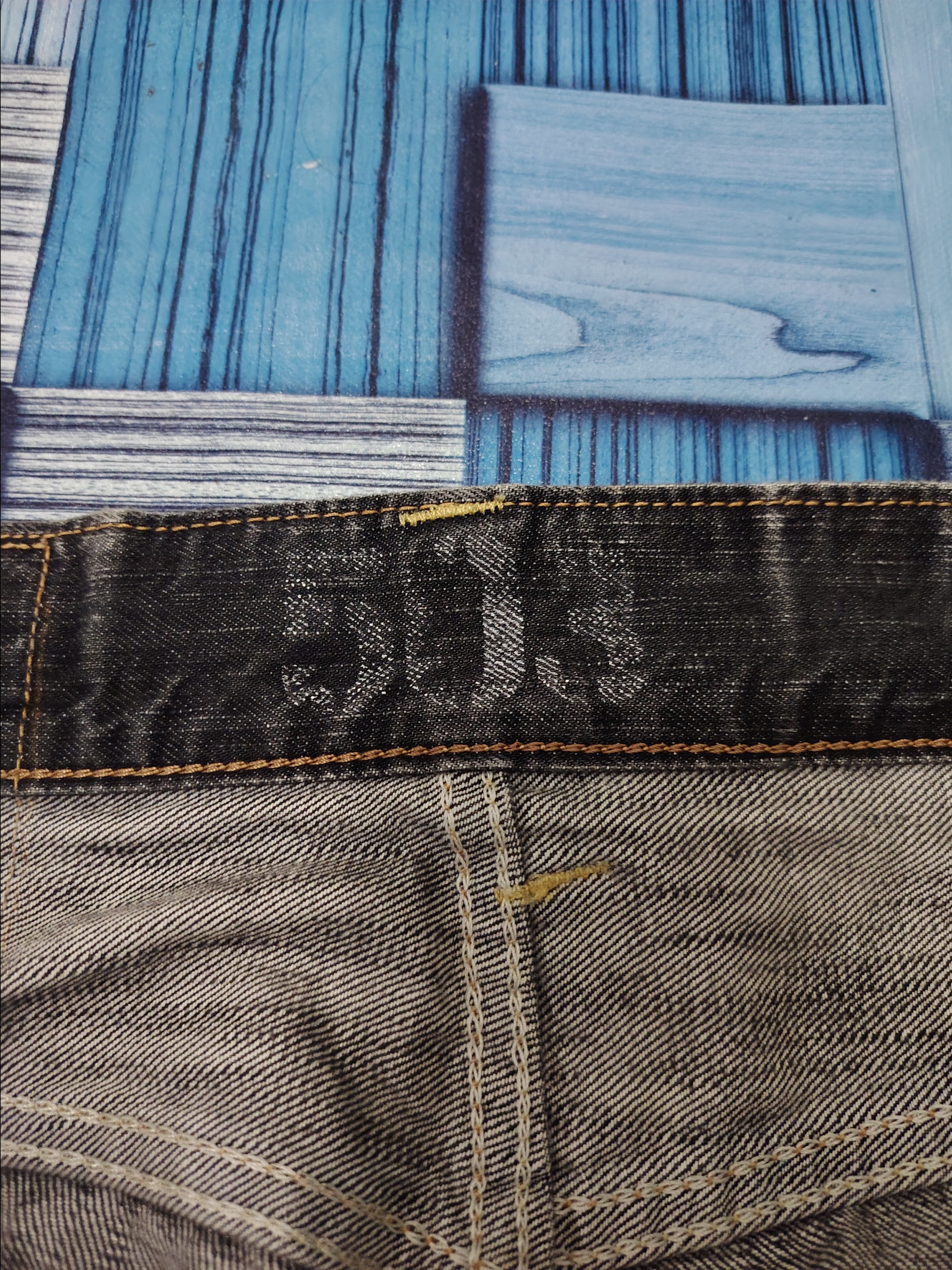 Who Decides War Japanese Edwin 503 Blue Trip Flared Jeans Distressed Jeans Size US 30 / EU 46 - 9 Thumbnail