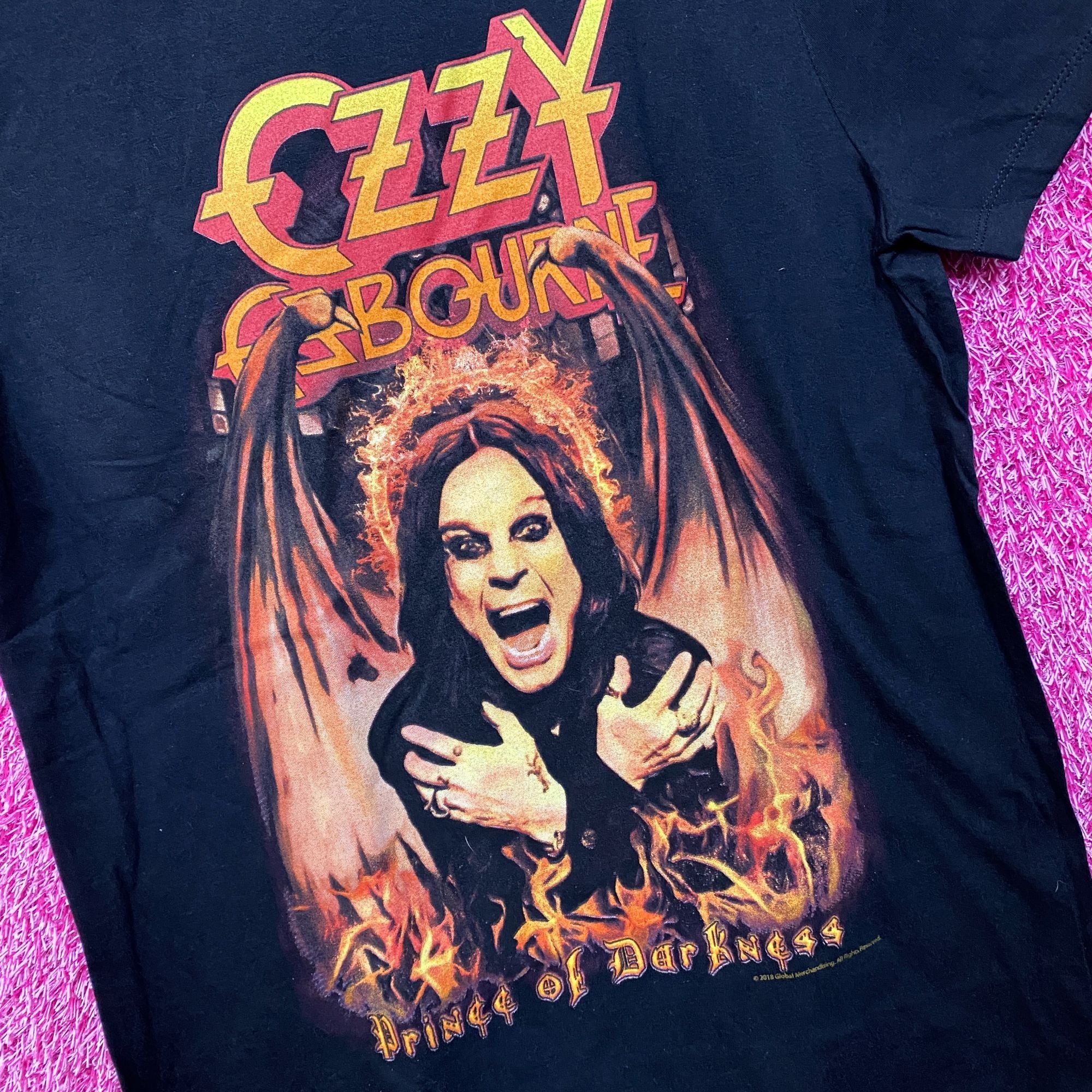 Rock Band × Rock T Shirt × Streetwear Ozzy Ozbourne Prince of 