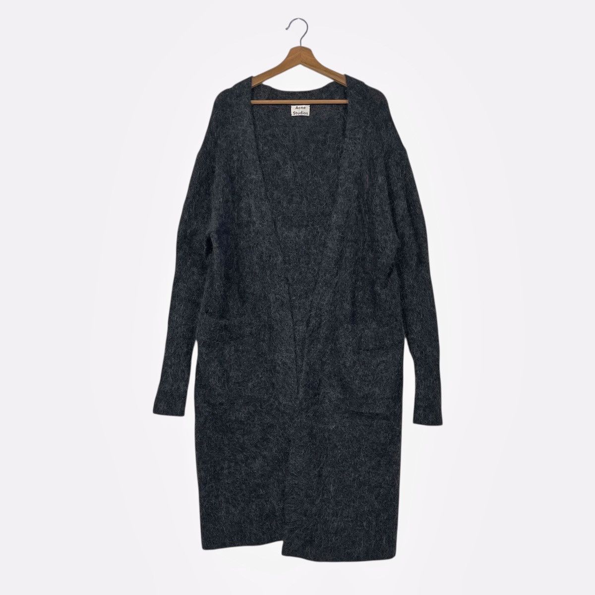 Acne Studios Acne Studios Raya Mohair Buttonless Long Cardigan Size S / US 4 / IT 40 - 1 Thumbnail