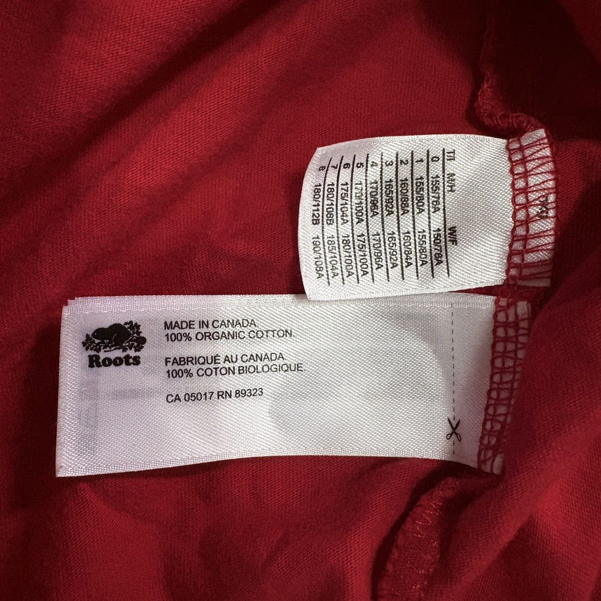 Roots Roots Canada 1973 Red Organic Cotton Graphic T-Shirt Size 4 Size US M / EU 48-50 / 2 - 7 Thumbnail