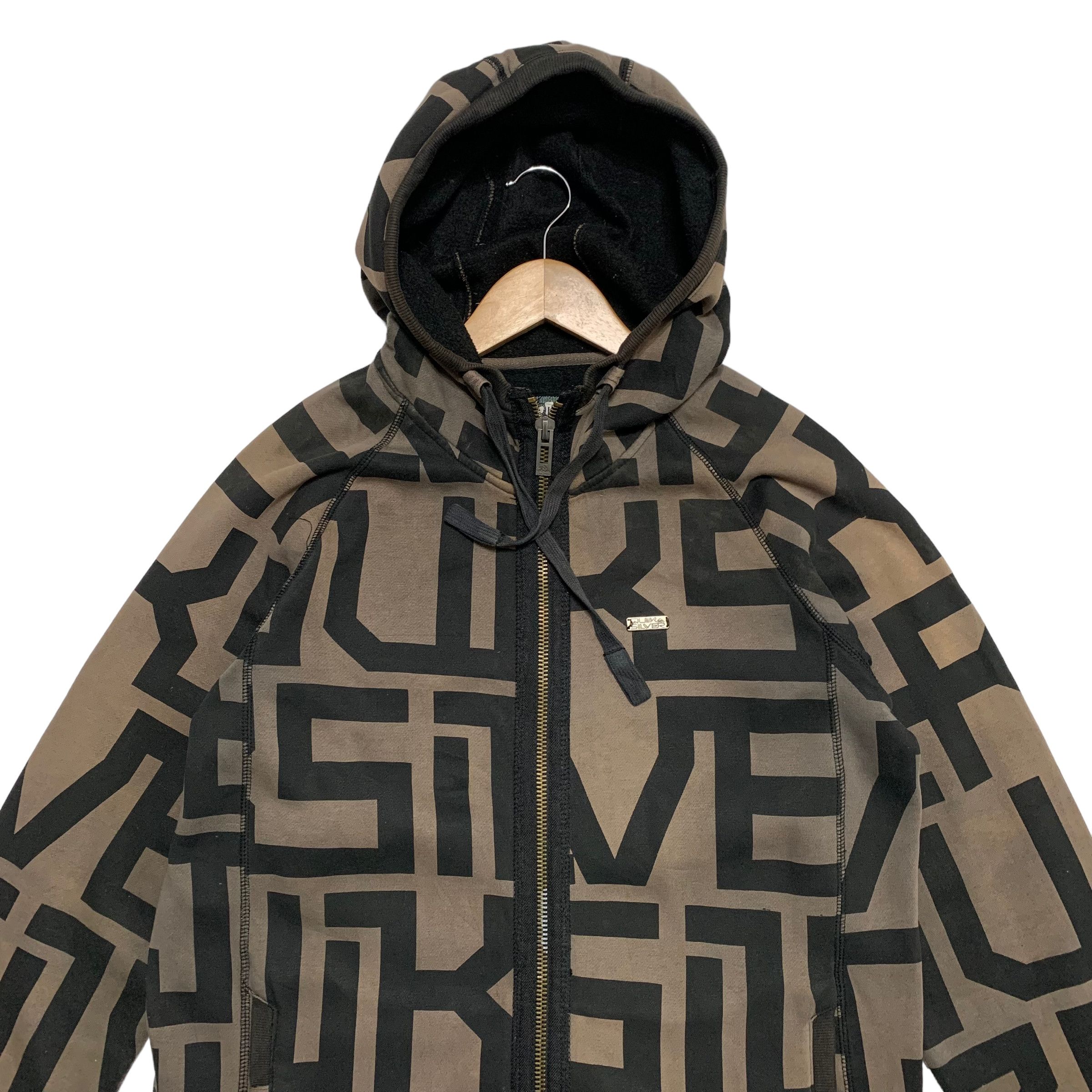 Quiksilver Quiksilver Monogram Fullprint Hooded Zipper Jacket Size US M / EU 48-50 / 2 - 4 Thumbnail
