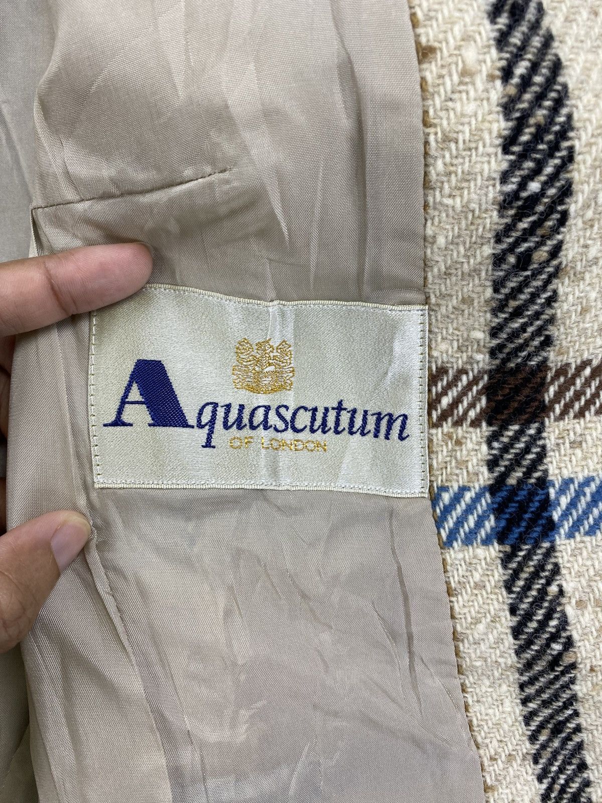 Aquascutum Vintage Aquascutum Fullzip Knit Sweater Size US S / EU 44-46 / 1 - 10 Thumbnail