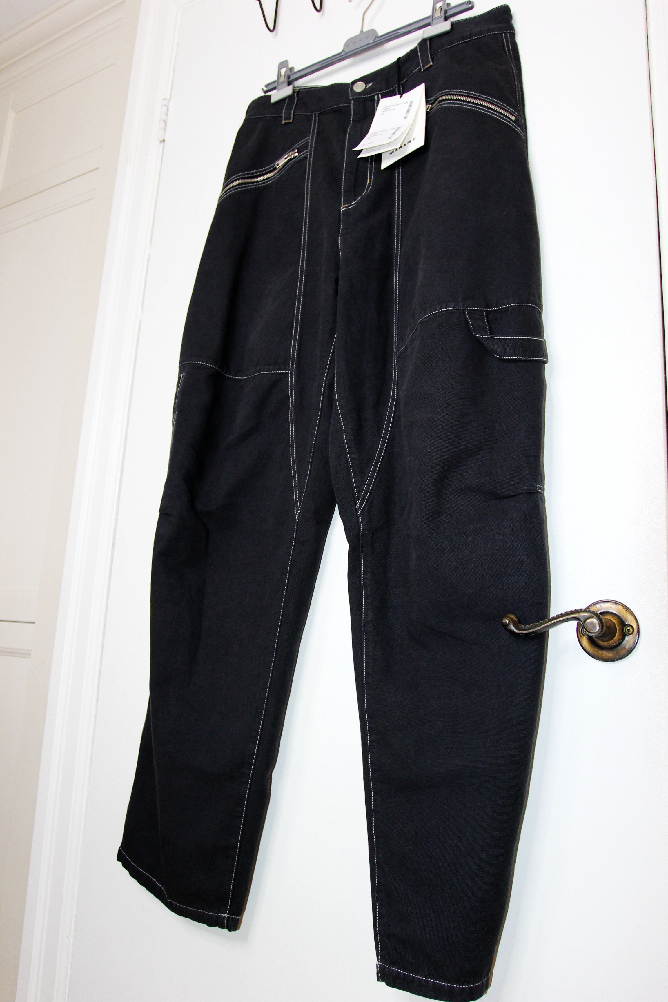 Isabel Marant BNWT SS24 ISABEL MARANT FARKER PANTS 44 (WAIST 36) Size US 36 / EU 52 - 5 Thumbnail