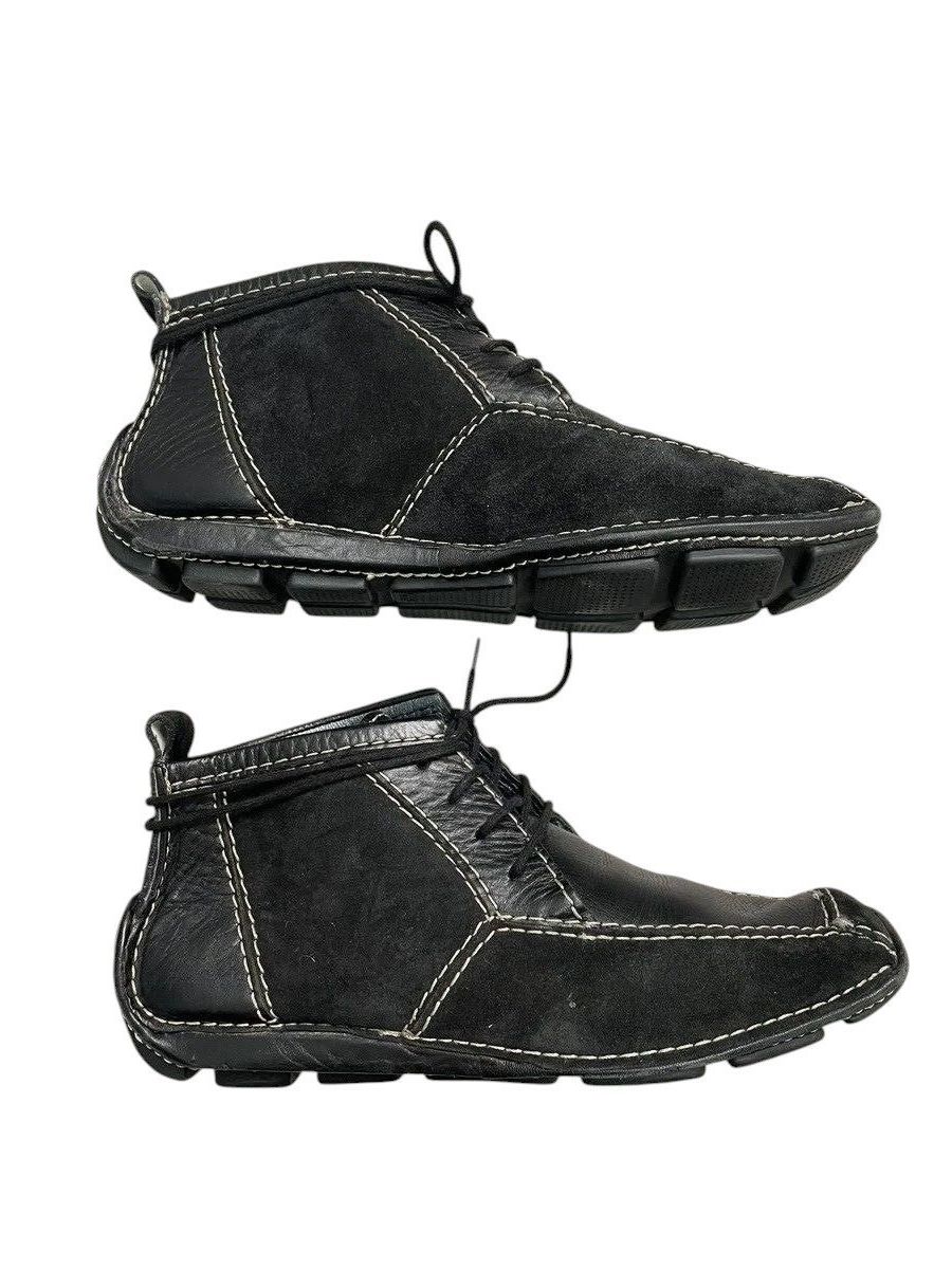 14th Addiction Vintage Black Leather Boots 14th addiction stitching japan Size US 8 / EU 41 - 10 Thumbnail