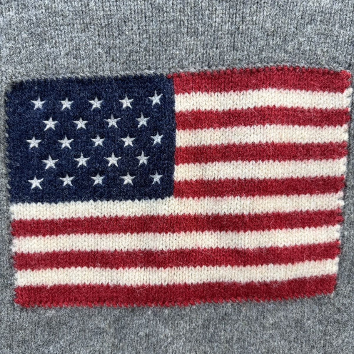 Polo Ralph Lauren 90s Polo Ralph Lauren USA Flag knitwear sweaters Size US M / EU 48-50 / 2 - 2 Thumbnail