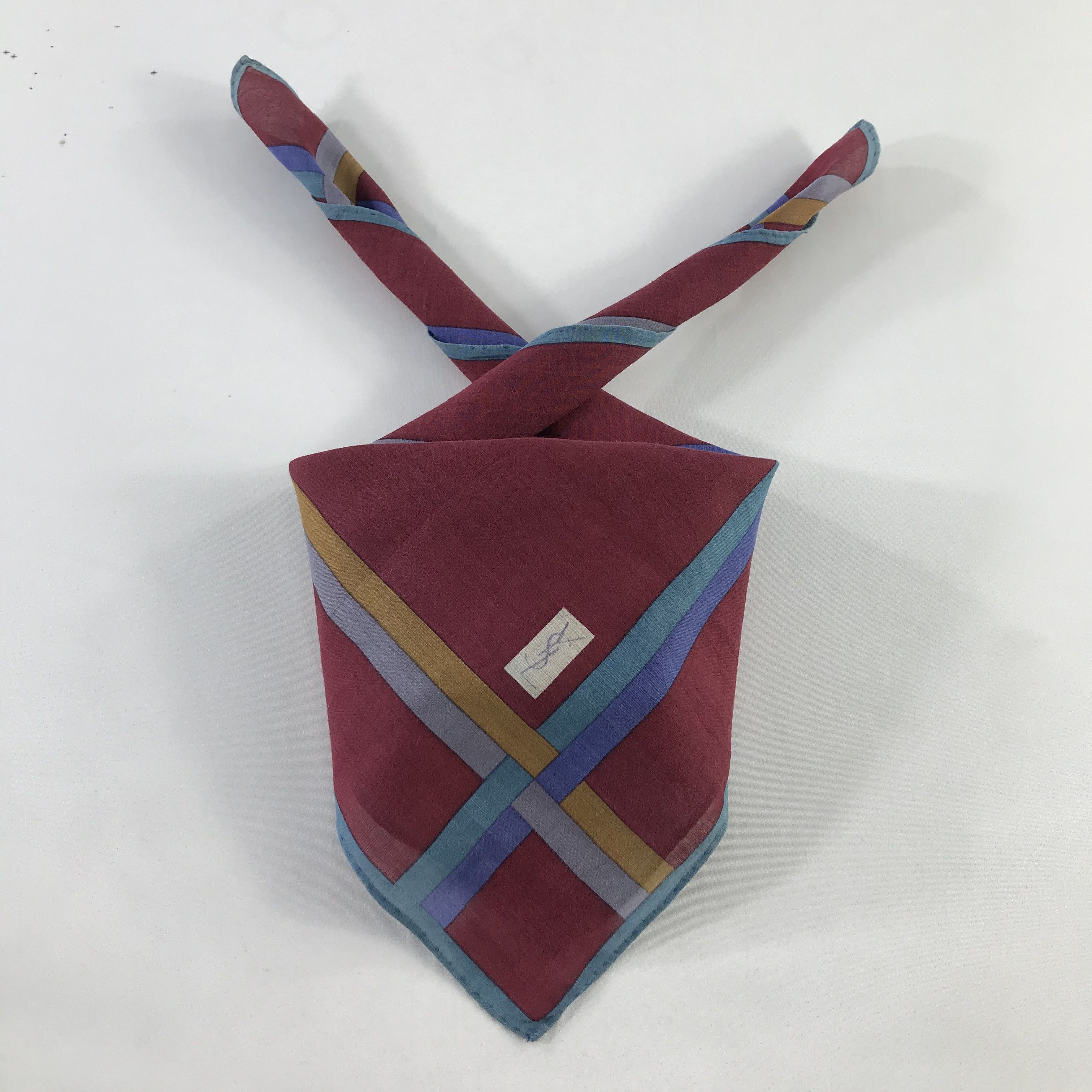 Vintage × Yves Saint Laurent Yves Saint Laurent Bandana / Handkerchief /Neckerchief -S418 Size ONE SIZE - 3 Thumbnail