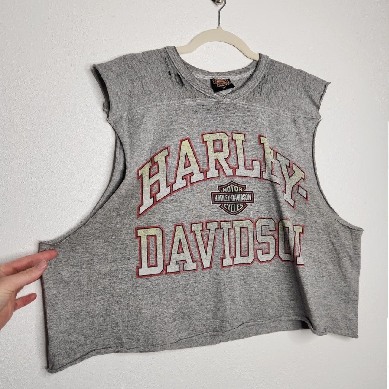 Harley Davidson VINTAGE Harley Davidson Tank Shirt Unisex Adults XL Gray Size XL / US 12-14 / IT 48-50 - 3 Thumbnail