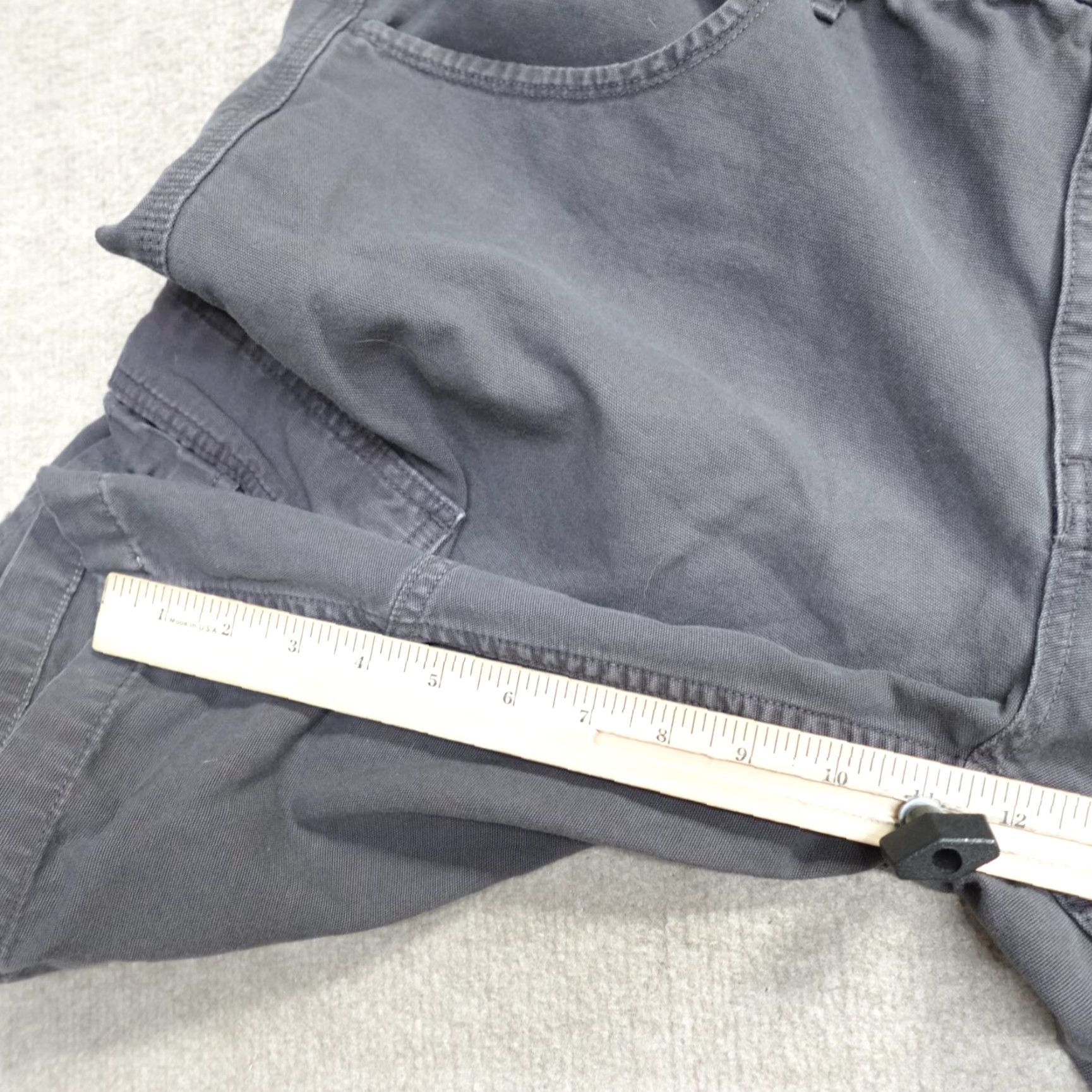 The North Face The North Face Mens Shorts XLT Gray Canvas 11" Cargo Cotton Shorts Size US 36 / EU 52 - 6 Thumbnail