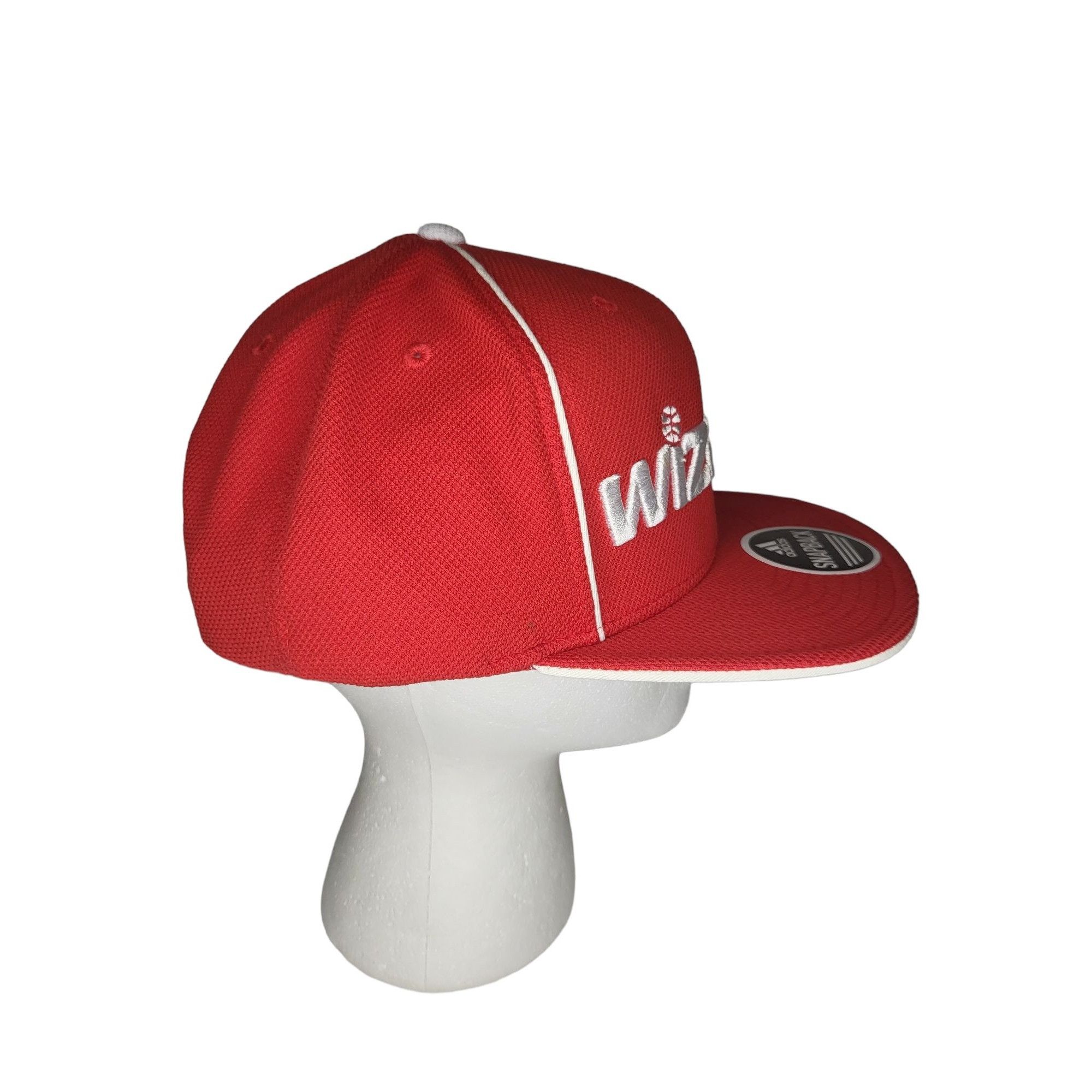 Adidas NBA Adidas Snapback Hat Washington Wizards One Size NWT Red Size ONE SIZE - 4 Thumbnail