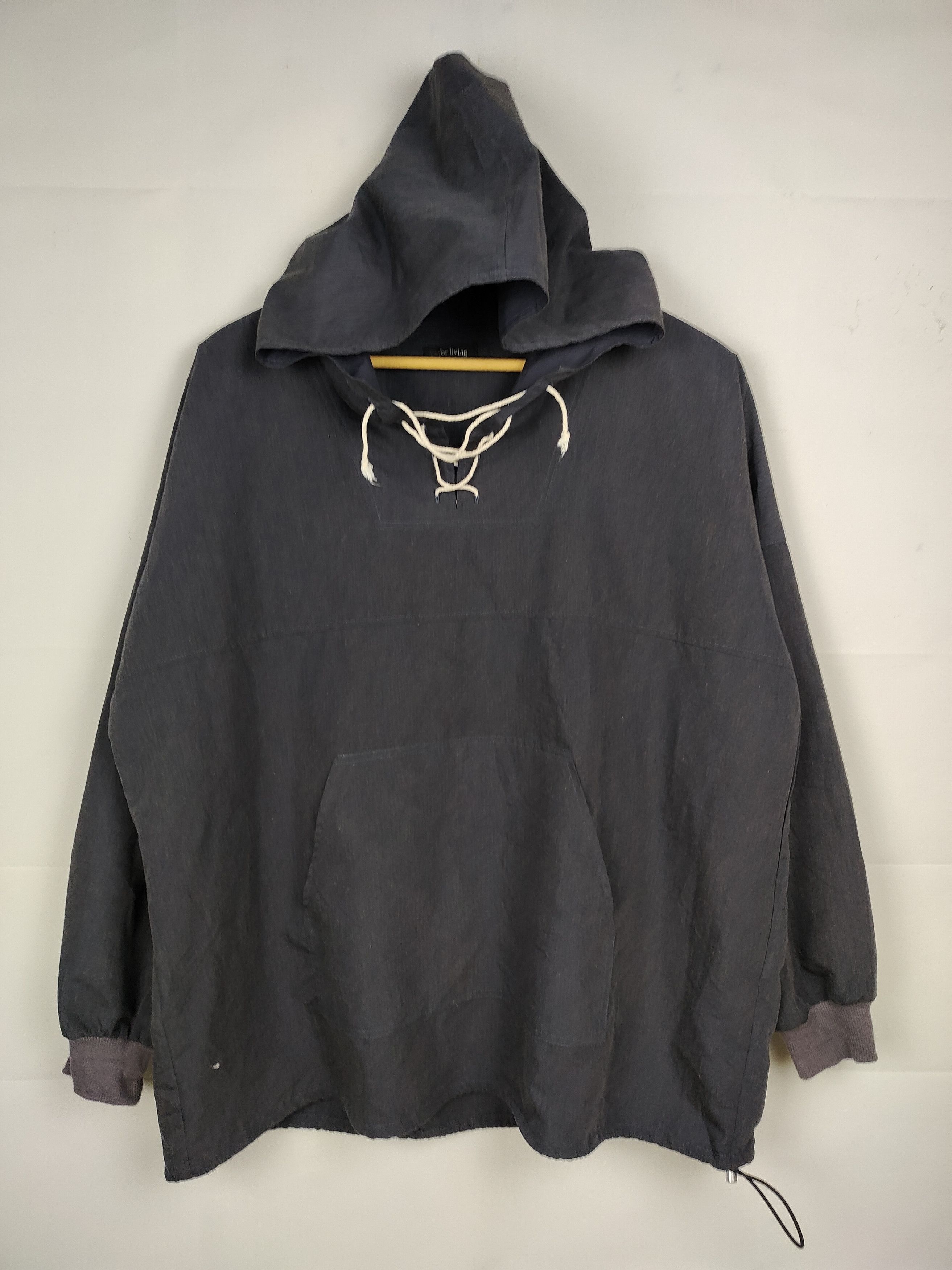 Vintage × Y's × Yohji Yamamoto Vintage Y's for living Pullover Hoodie Jacket Size US M / EU 48-50 / 2 - 1 Thumbnail