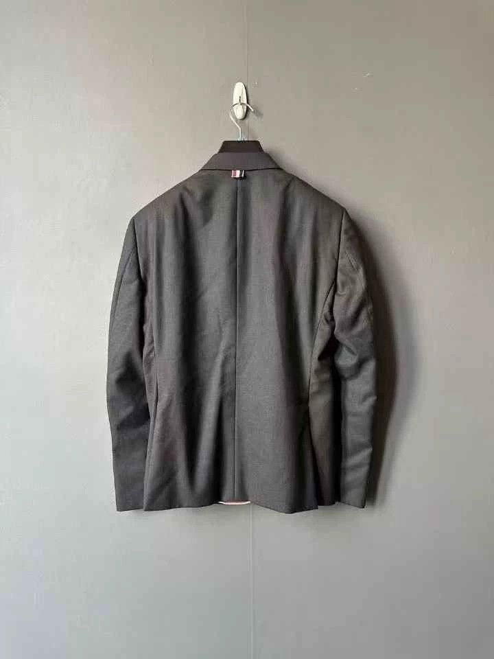 Thom Browne Thom Browne size4 Blackened leather suit Size 36S - 2 Thumbnail