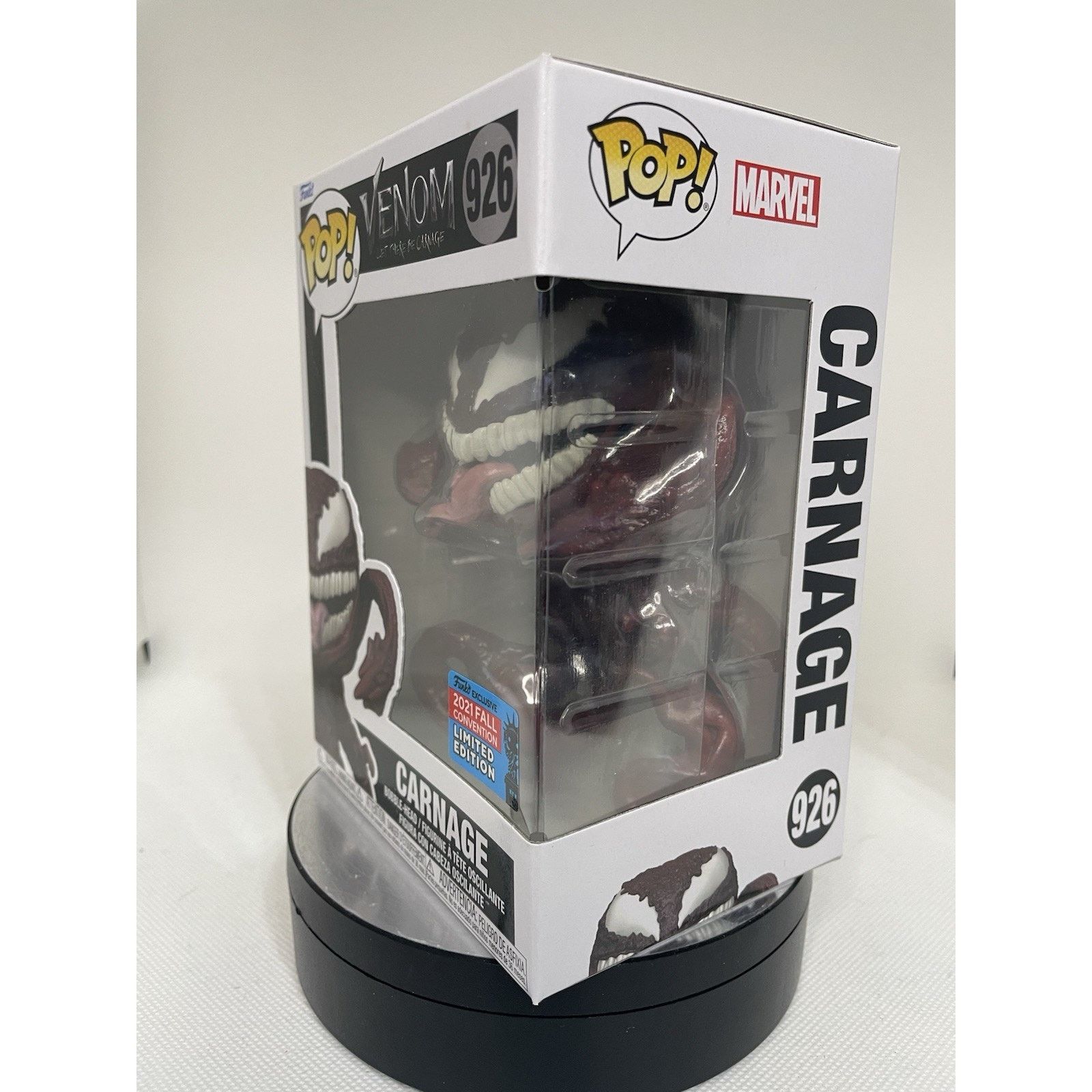 Marvel Comics Funko Pop! Carnage - #926 Fall Convention - Mint Size ONE SIZE - 2 Thumbnail