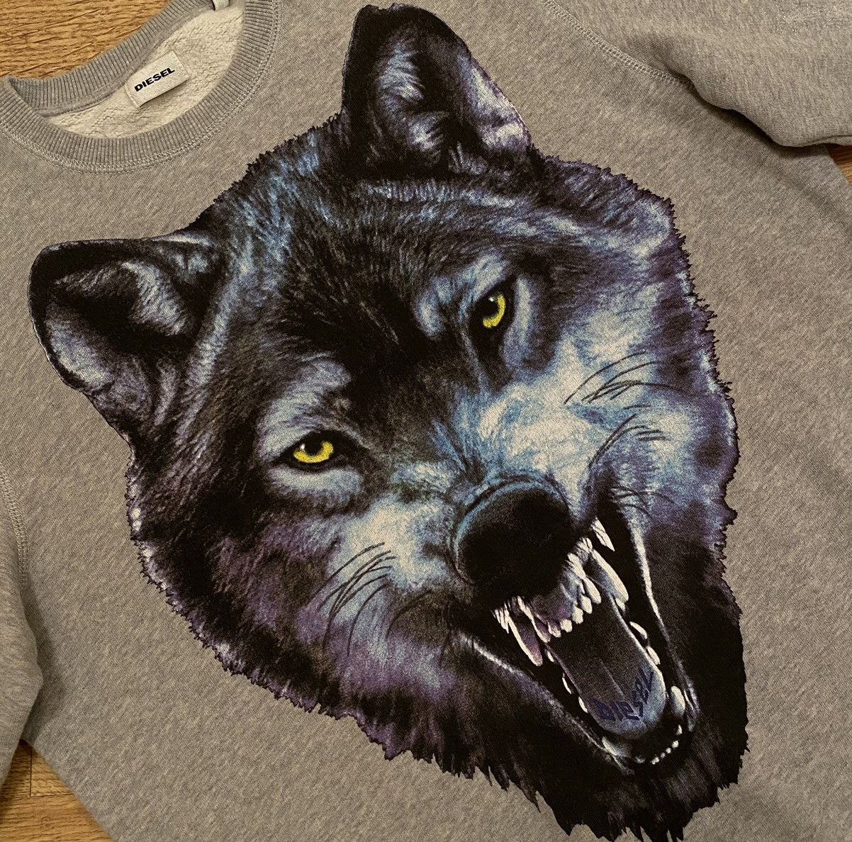 Diesel Diesel Big Logo Wolf Sweatshirt Size US L / EU 52-54 / 3 - 4 Thumbnail