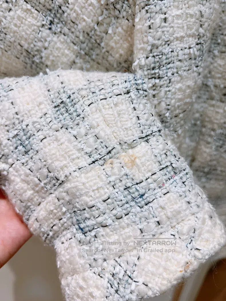 Chanel Chanel Snow series milky white tweed coat Size XS / US 0-2 / IT 36-38 - 7 Thumbnail