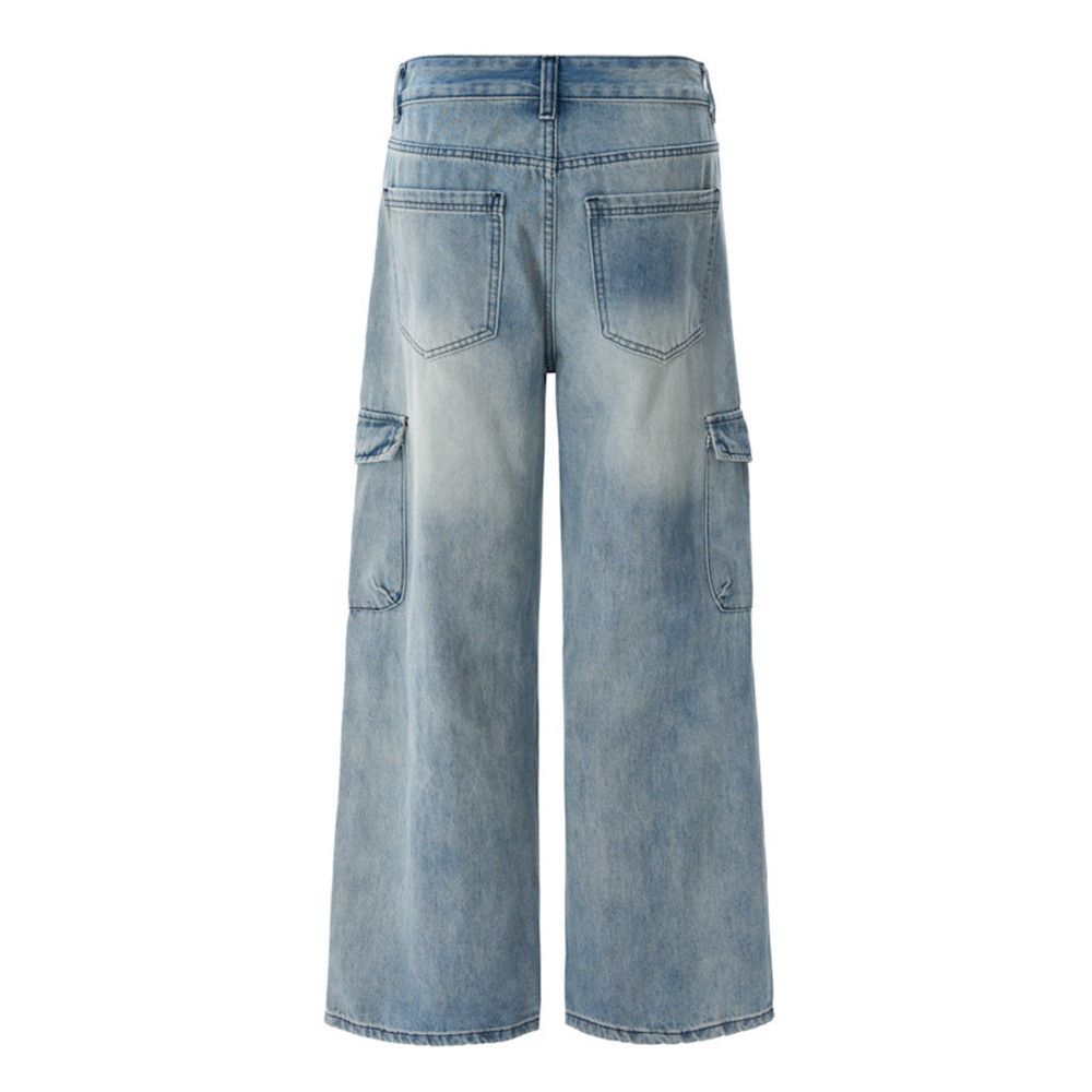 Jean American high street multi-pocket cargo jeans Size US 32 / EU 48 - 6 Thumbnail