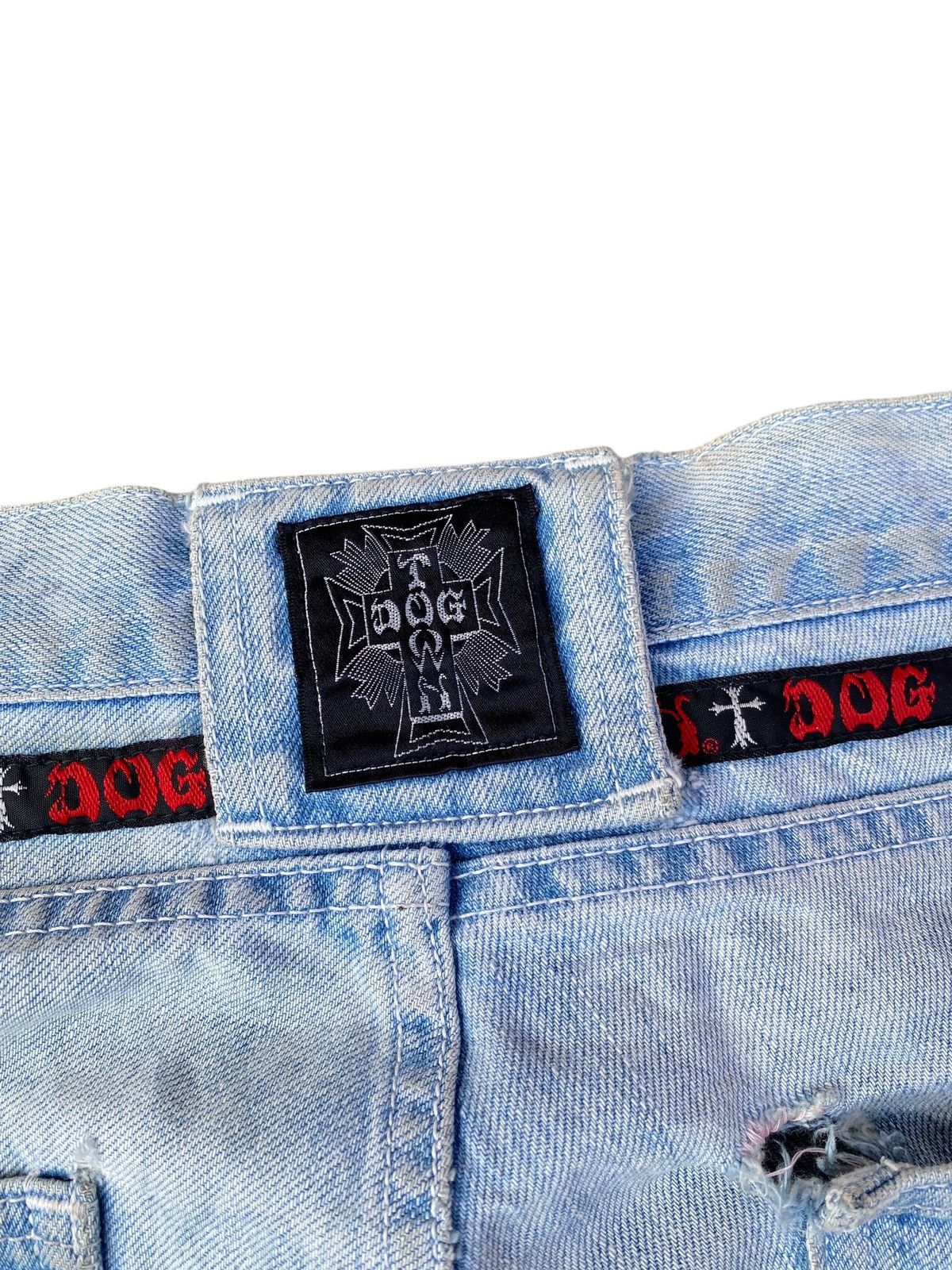 Dogtown × JNCO × Japanese Brand Vintage Dogtown Distressed Baggy Large Pocket Jeans. #D8 Size US 38 / EU 54 - 7 Thumbnail